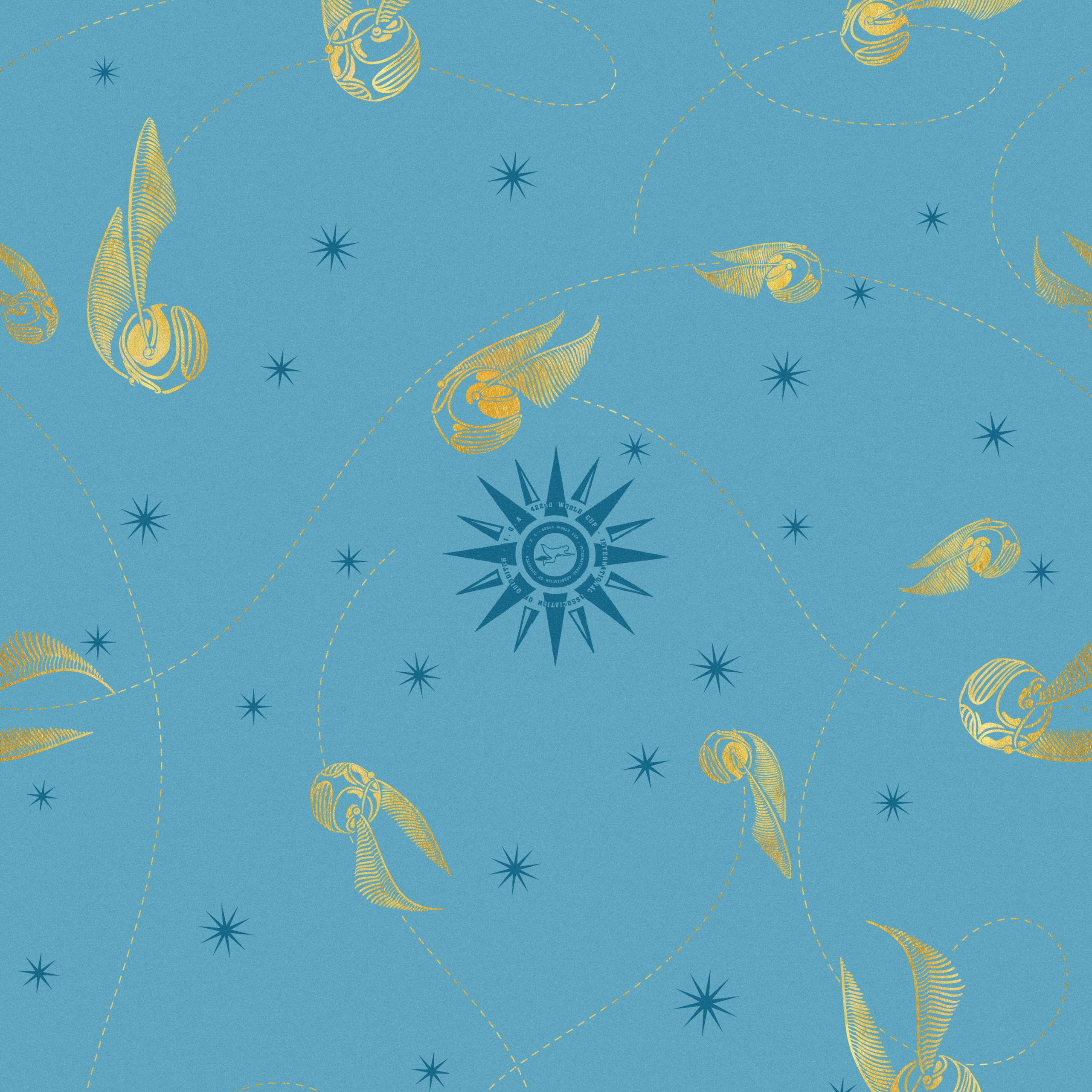 2560x2560 Downloadable Golden Snitch Phone Wallpaper