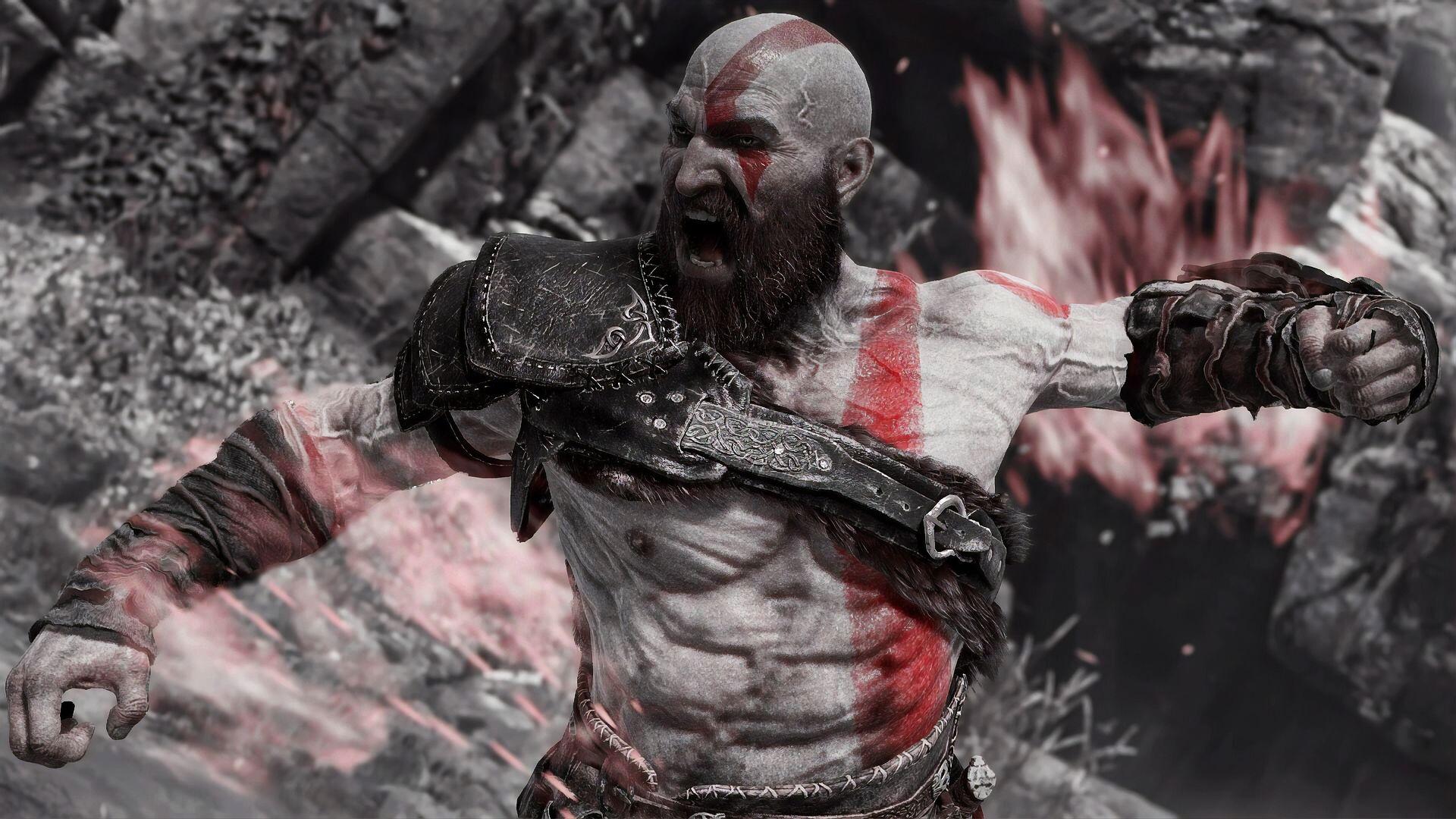 1920x1080 Angry Kratos 4k Laptop Full HD 1080P HD 4k Wallpaper
