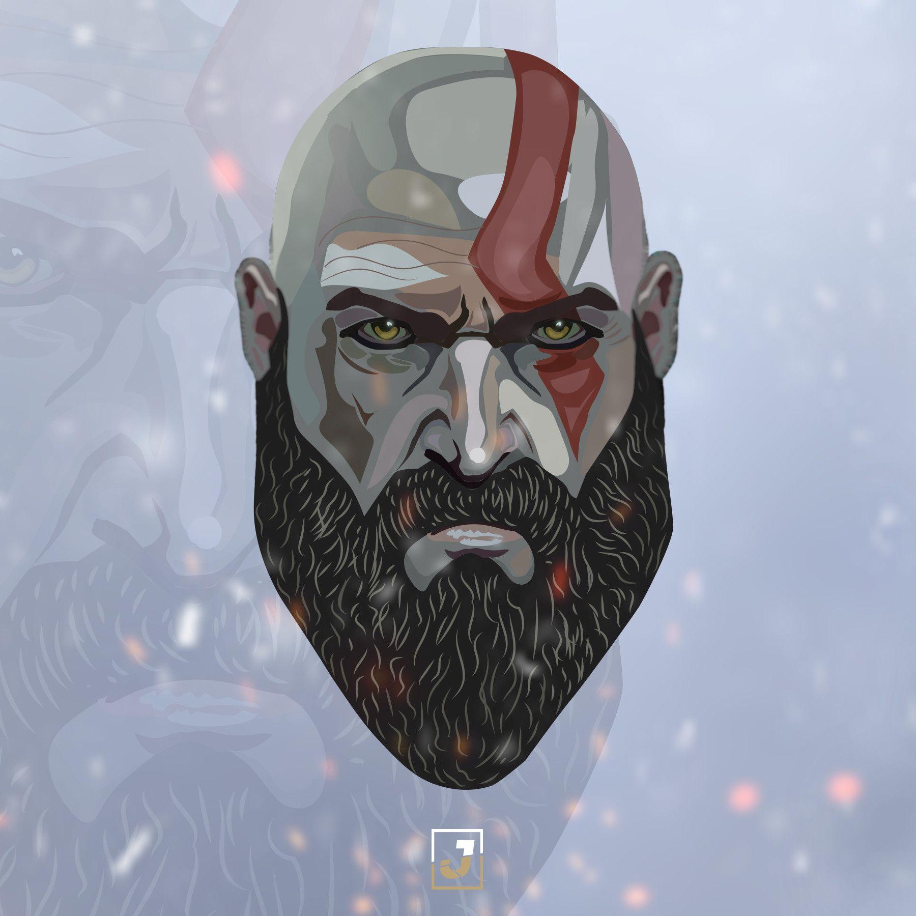 1800x1800 God of War (Kratos)