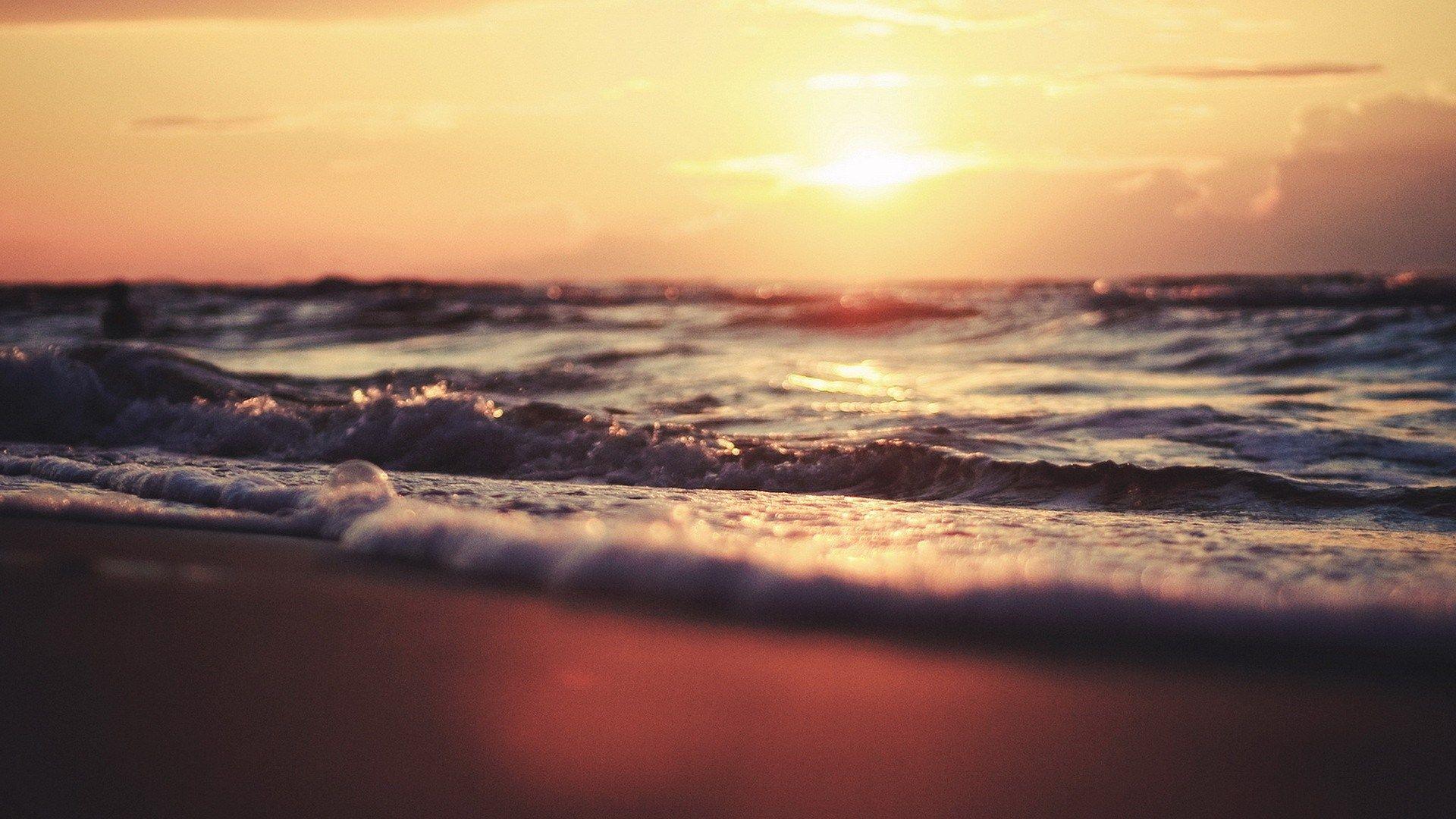 1920x1080 Awesome Ocean Sunset Background. Ocean Sunset Wallpaper