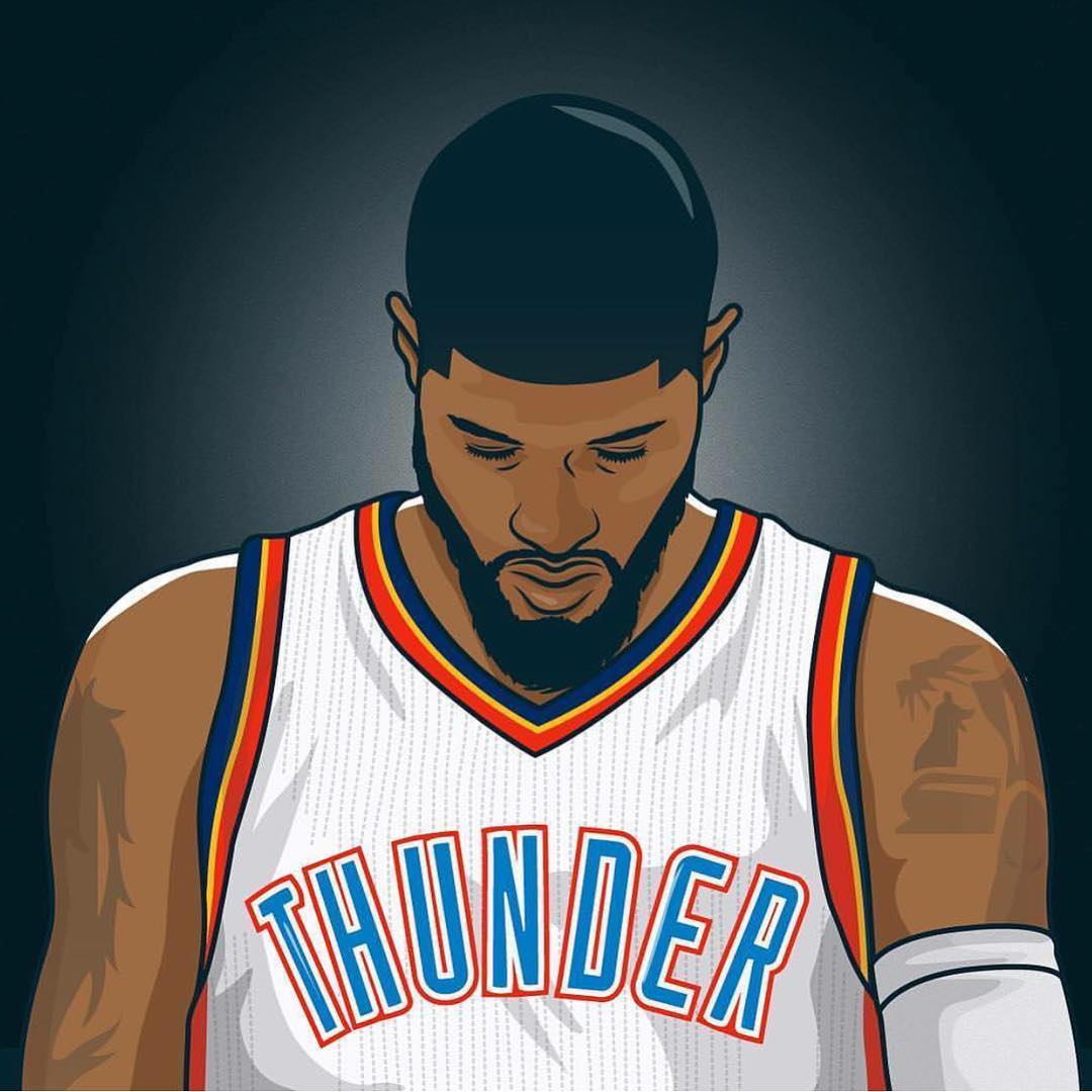 1080x1080 Paul George iPhone Wallpaper