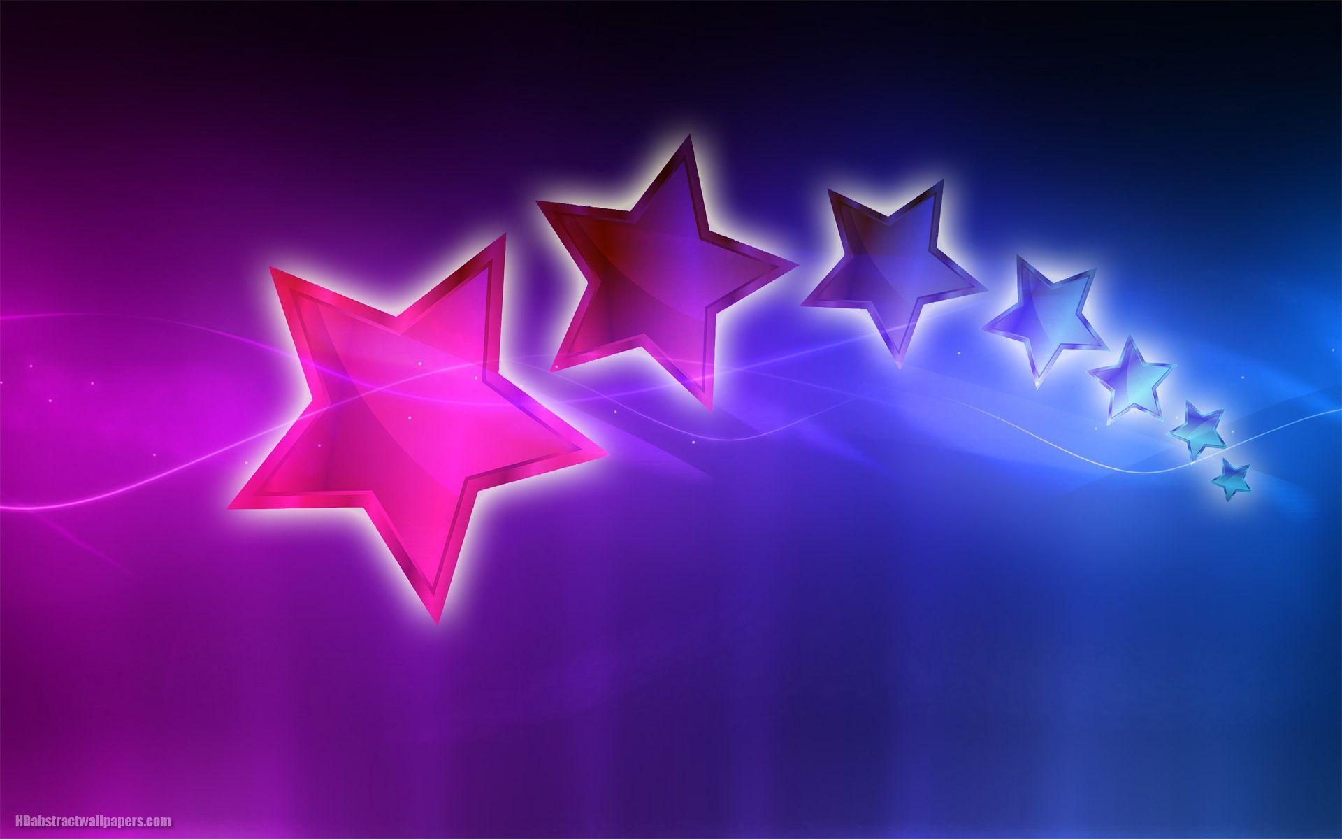 pink with stars wallpaper