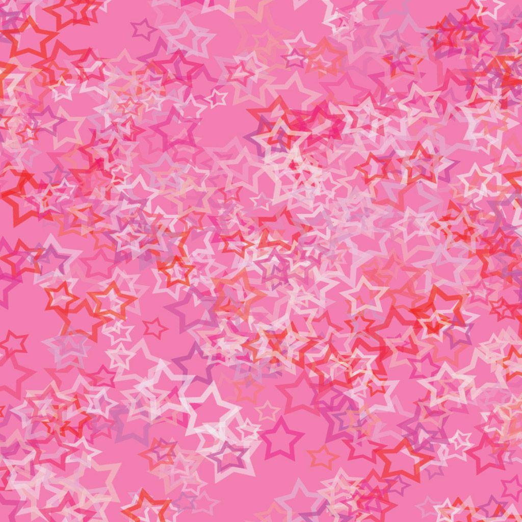 star wallpaper pink