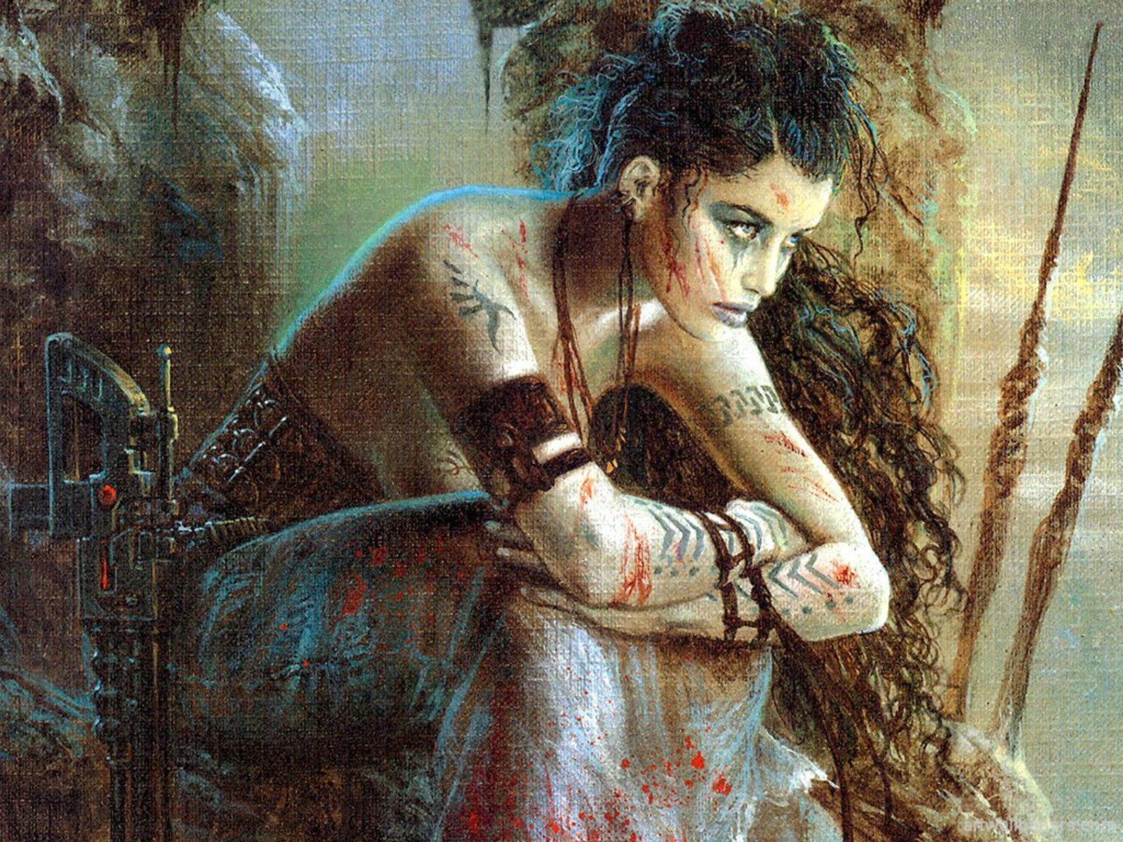 1600x1200 Luis Royo Wallpaper