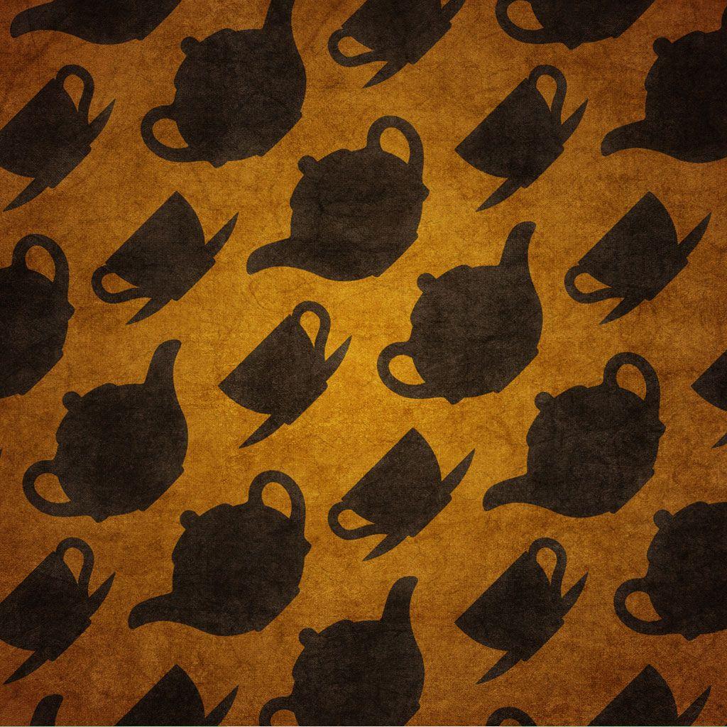 1024x1024 Pattern Coffee Mug Background For PowerPoint PPT Templates