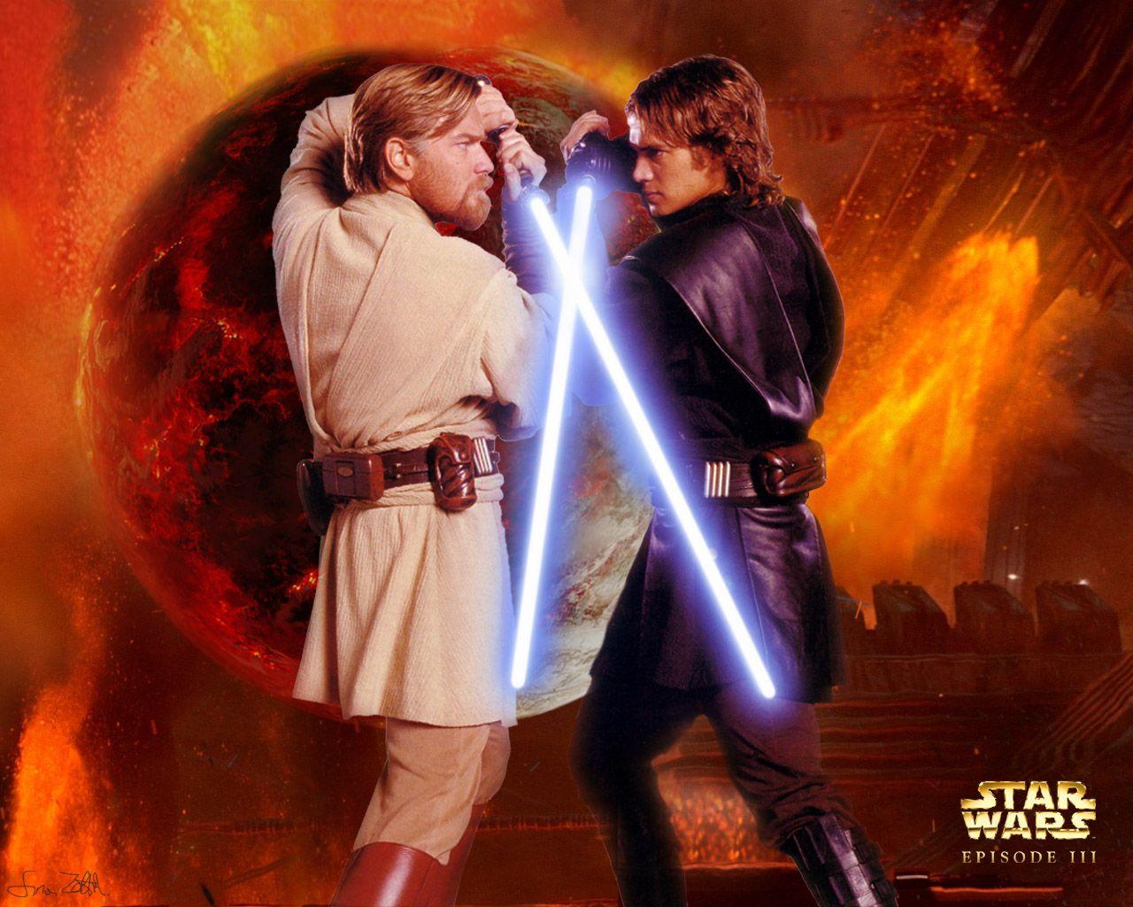 Anakin Vs Obi Wan Wallpapers  Wallpaper Cave