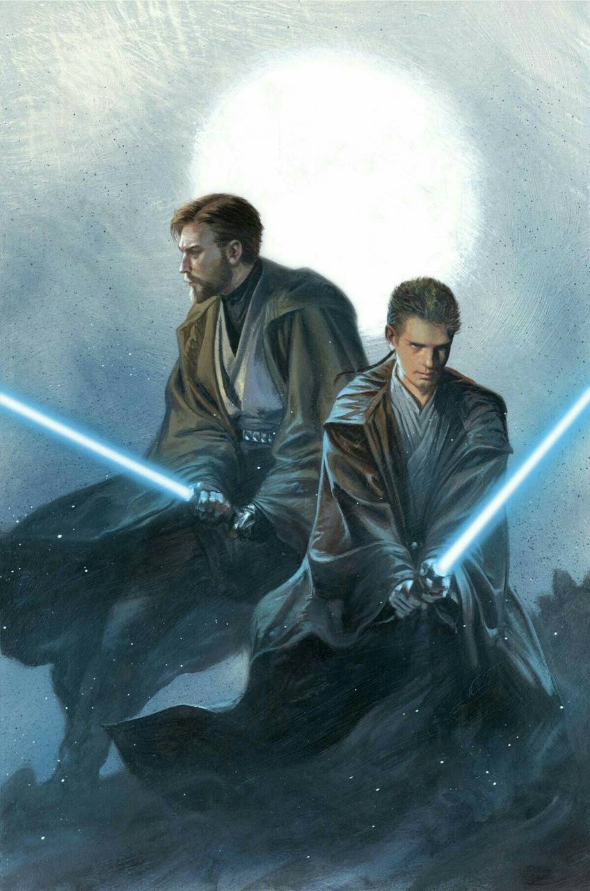 848x1280 Obi wan and Anakin wallpaper