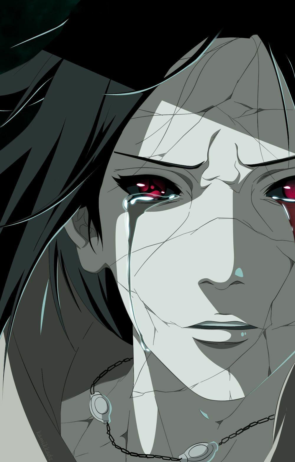 Itachi Crying Wallpapers Top Free Itachi Crying Backgrounds Wallpaperaccess