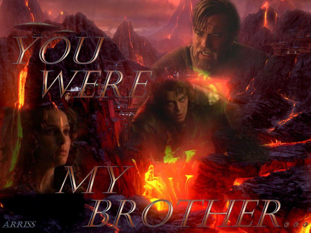 1024x768 Anakin Vs Obi Wan Wallpaper