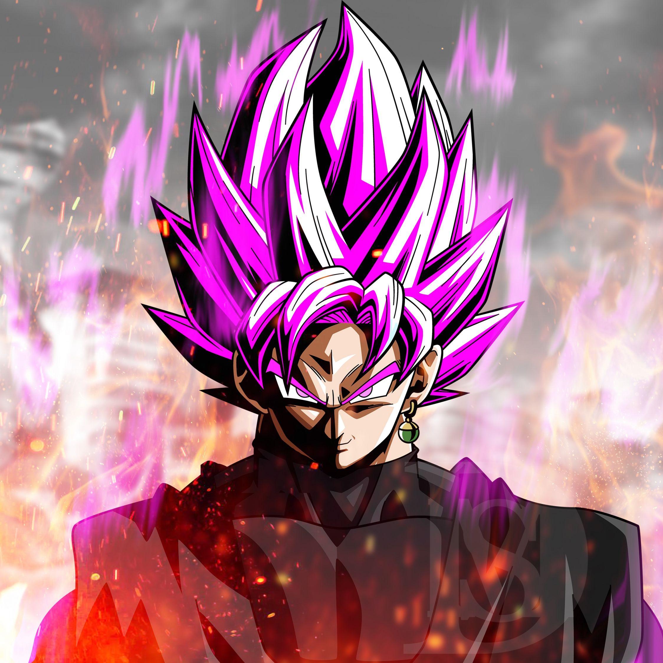 Download wallpaper 2932x2932 goku, dragon ball super, fan art