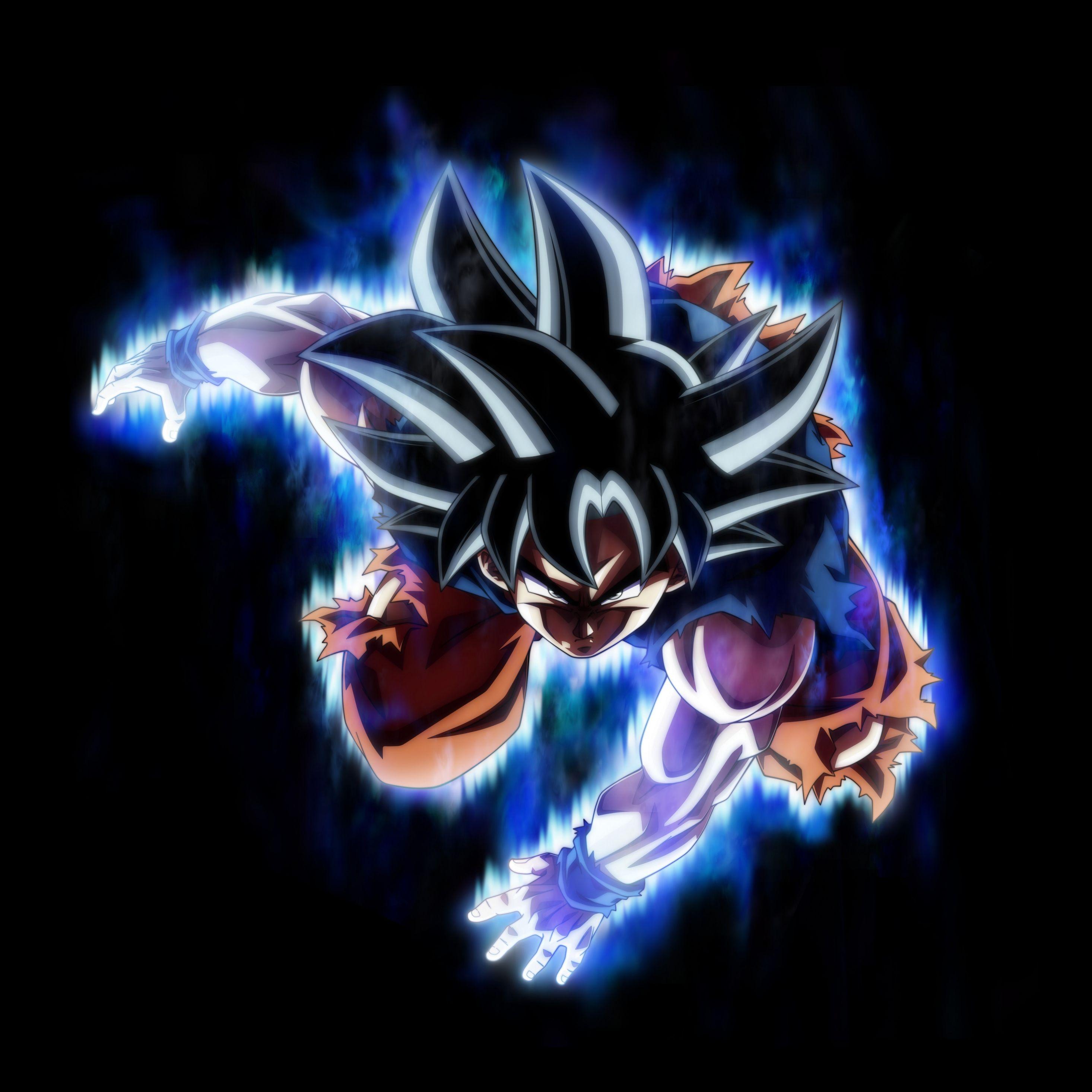 Download wallpaper 2248x2248 son goku, dragon ball super, ultra