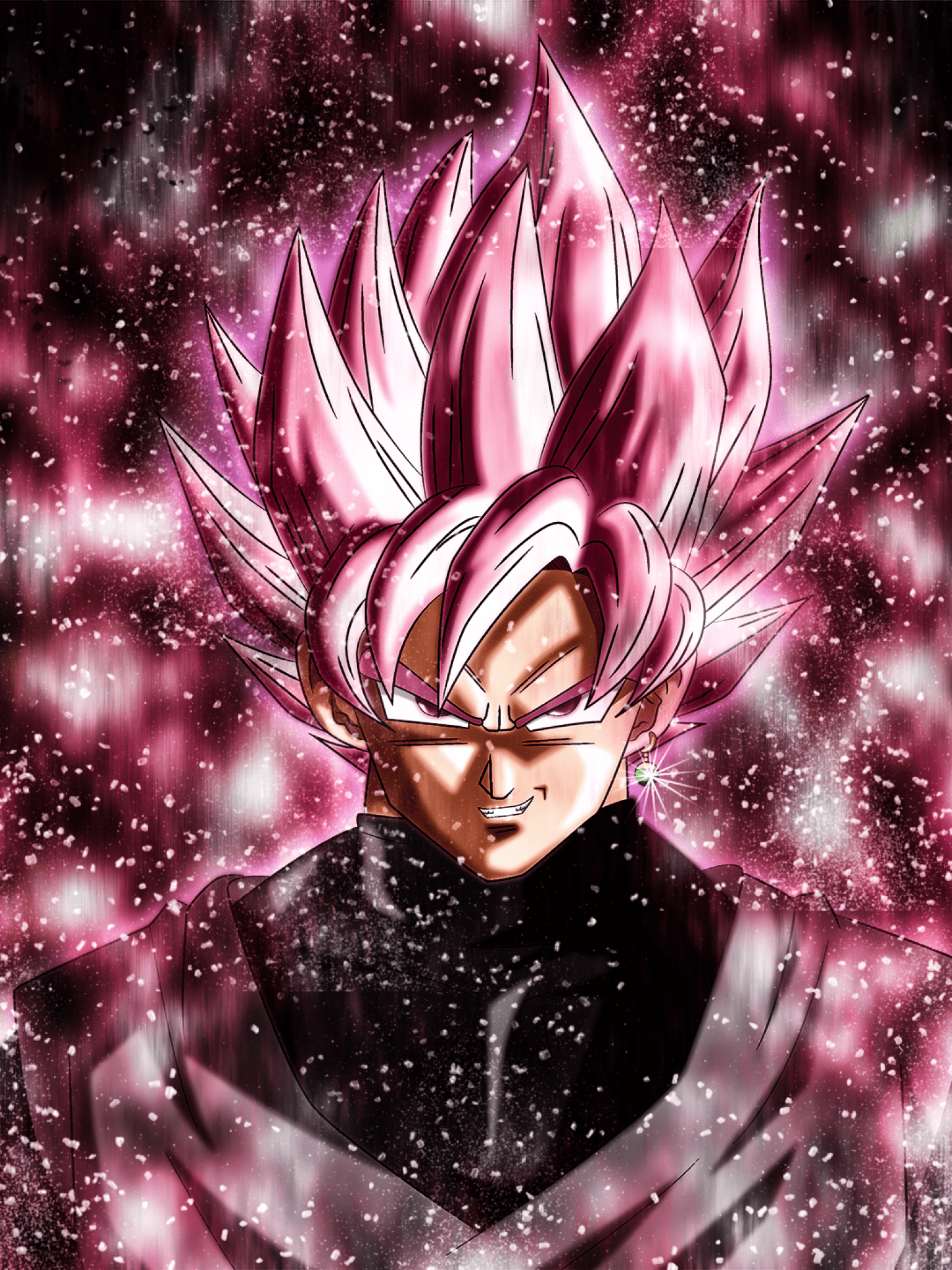 1536x2048 Download 1536x2048 Black Goku, Transform, Dragon Ball Wallpaper