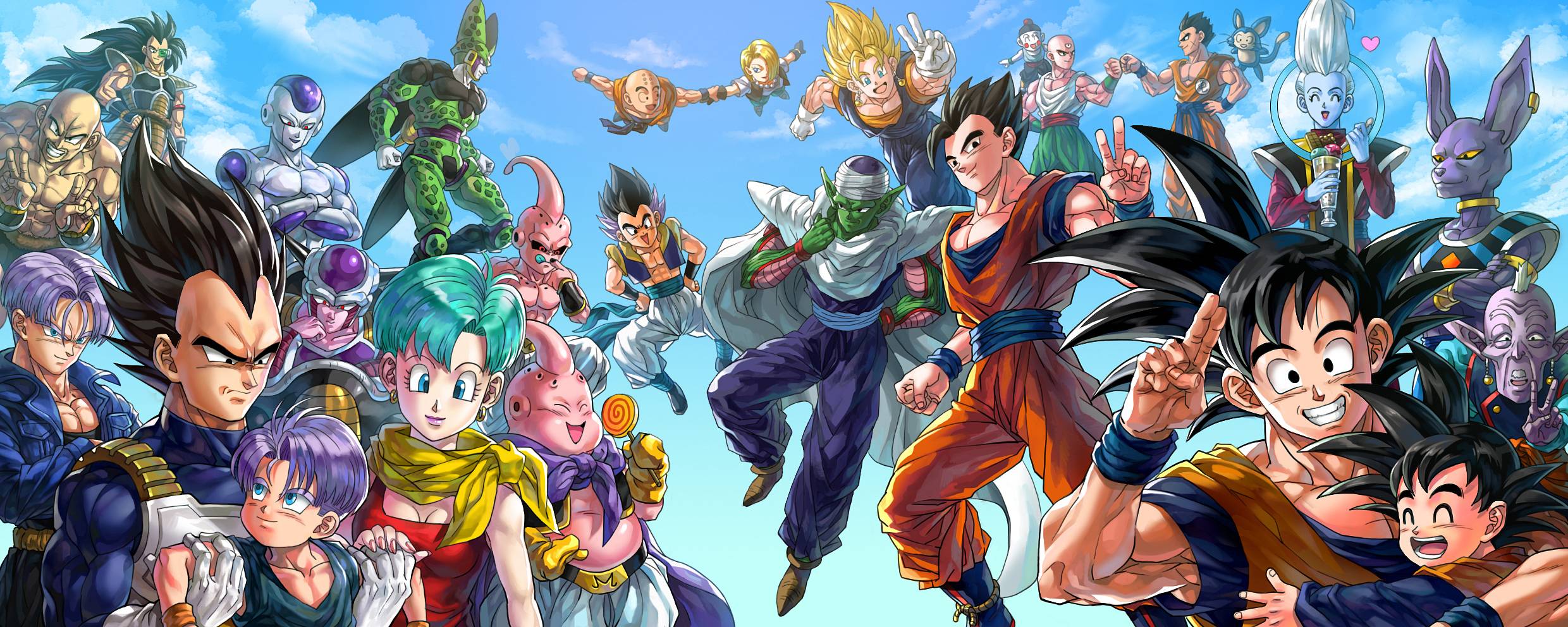 2480x992 Cool Dragon Ball Z Wallpaper