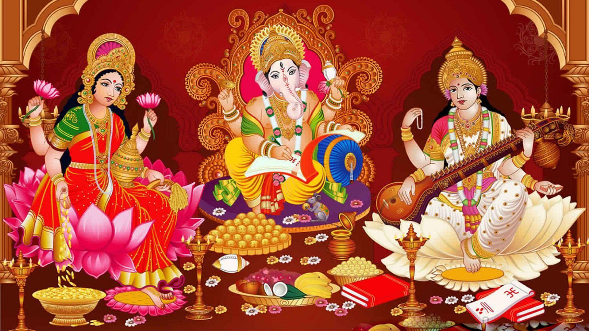 Ganesh Lakshmi Wallpapers - Top Free Ganesh Lakshmi Backgrounds ...