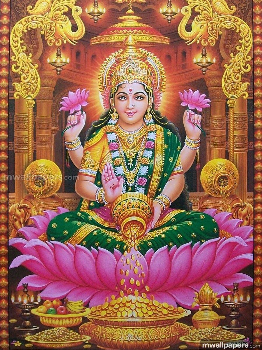 900x1200 Goddess Lakshmi Wallpaper