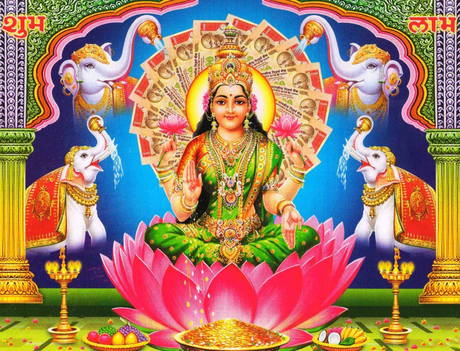 1600x1220 Lakshmi Mata Wallpaper