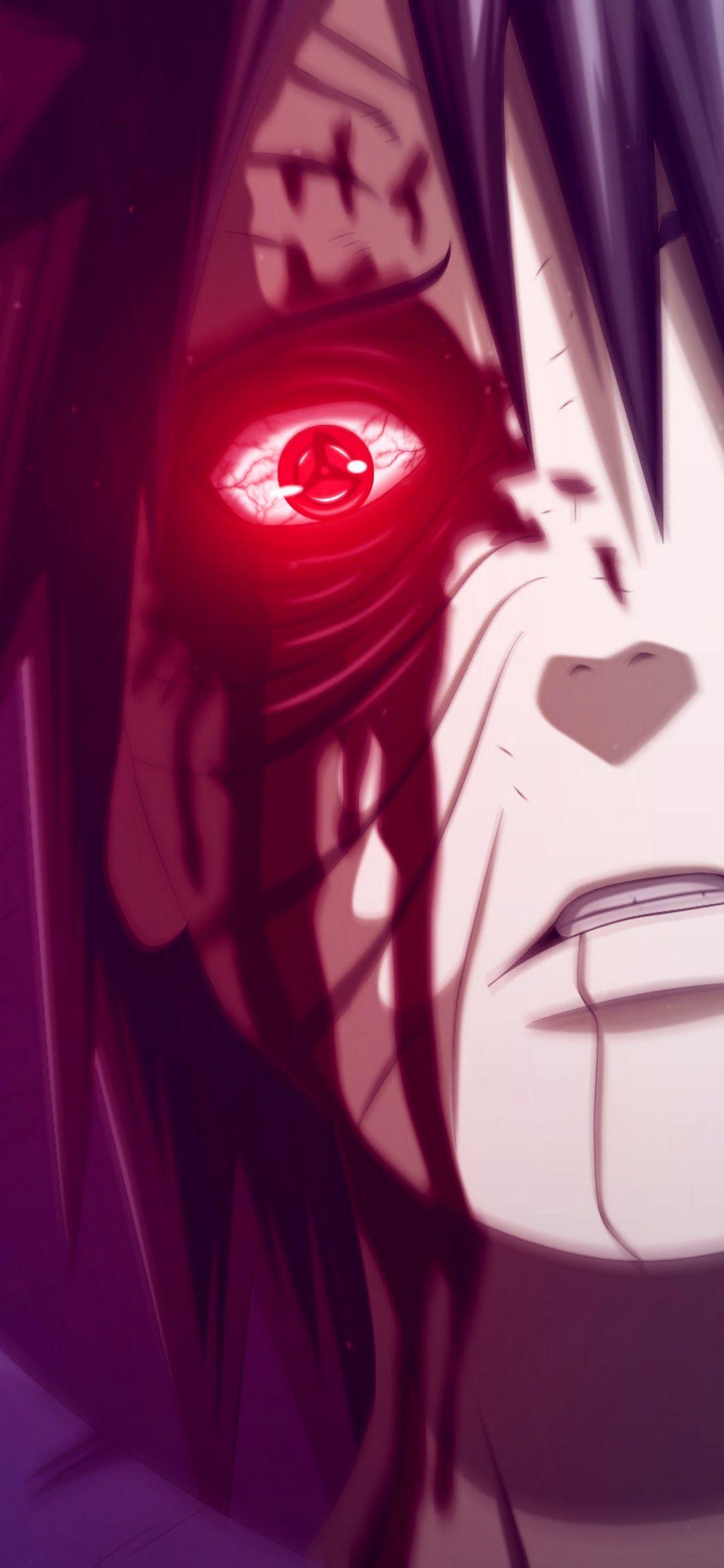 1080x2340 Obito Sharingan Wallpaper
