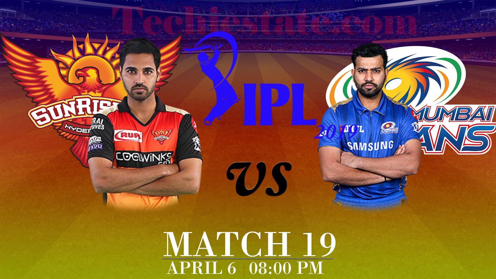 1920x1080 SRH Vs MI 19th Match Prediction, Live Cricket Scores