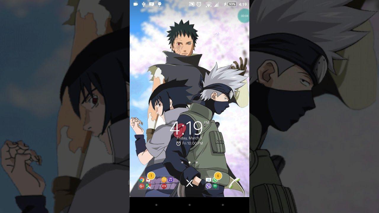 1280x720 Kakashi Obito Sasuke combo live wallpaper