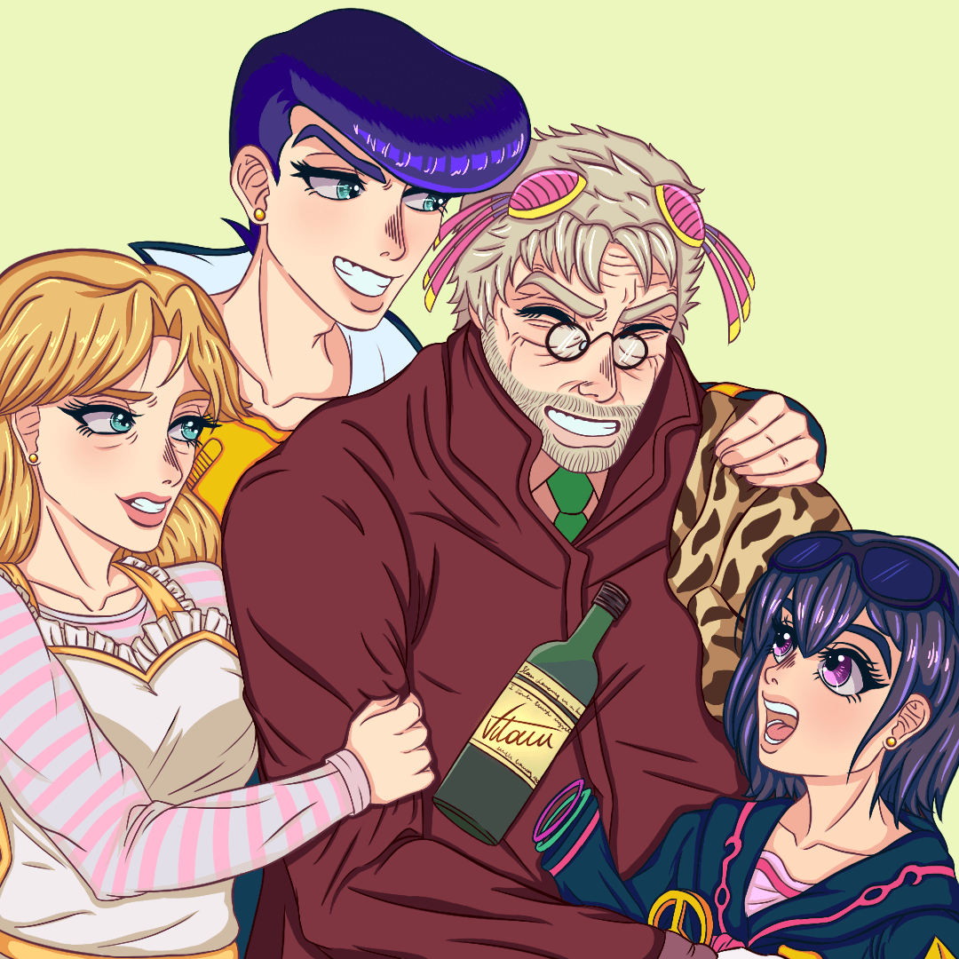 1080x1080 Joestar Family no Kimyou na Bouken