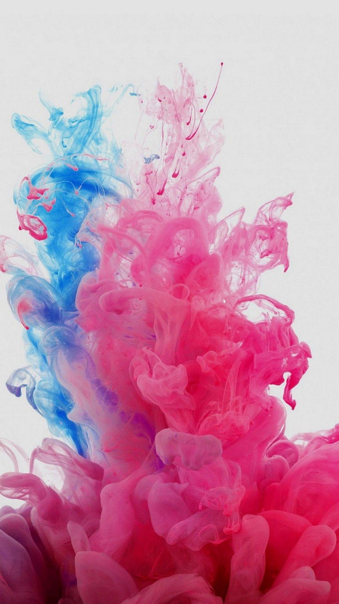 1080x1920 Pink Blue Liquid iPhone Wallpaper iPhone Wallpaper