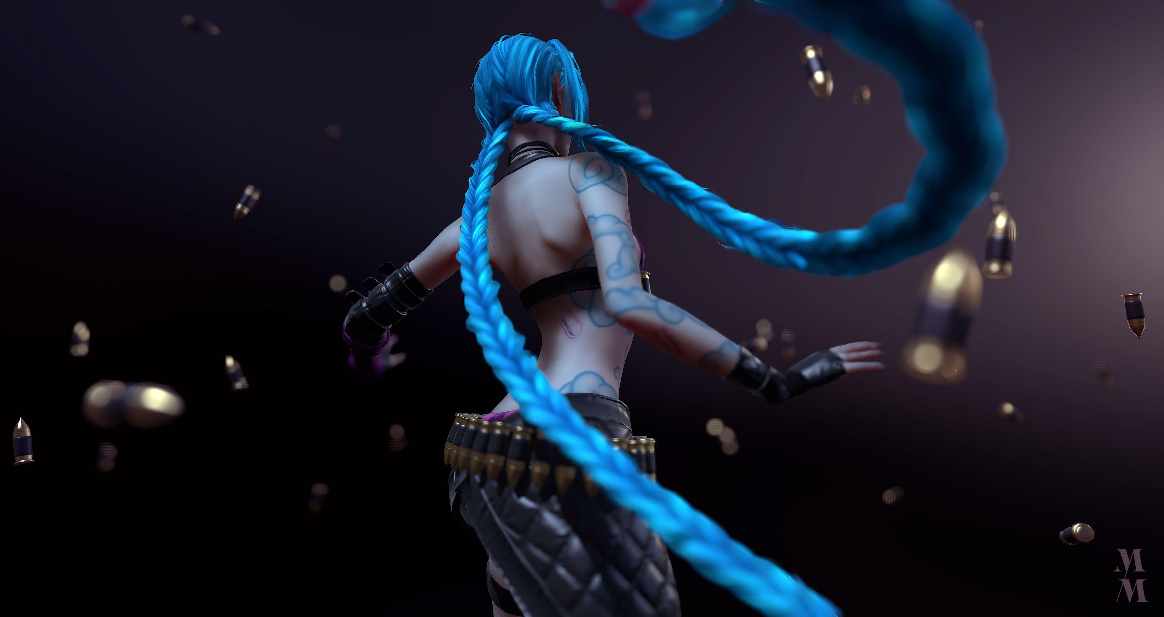 3840x2036 Jinx Wallpaper. Jinx Wallpaper, Jinx League of Legends Background and Jinx LOL Wallpaper