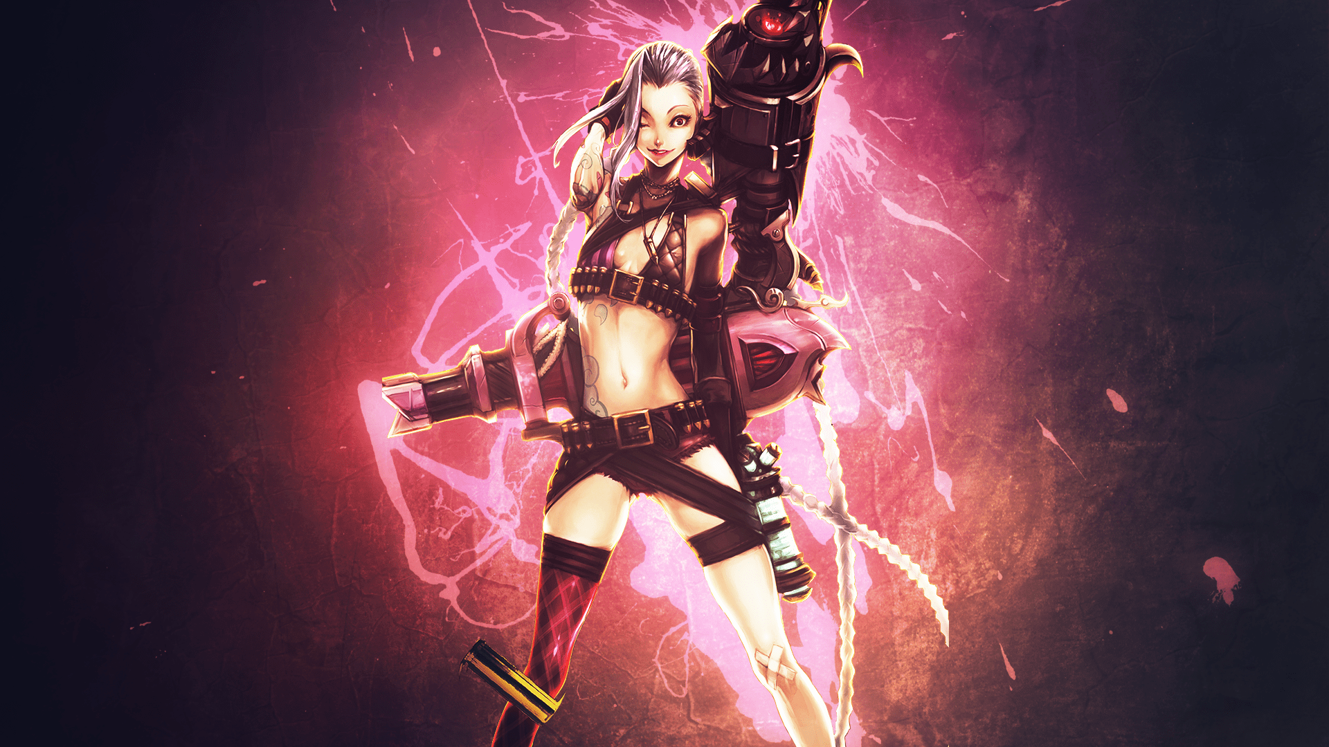 1920x1080 Jinx Background for Desktop. Jinx