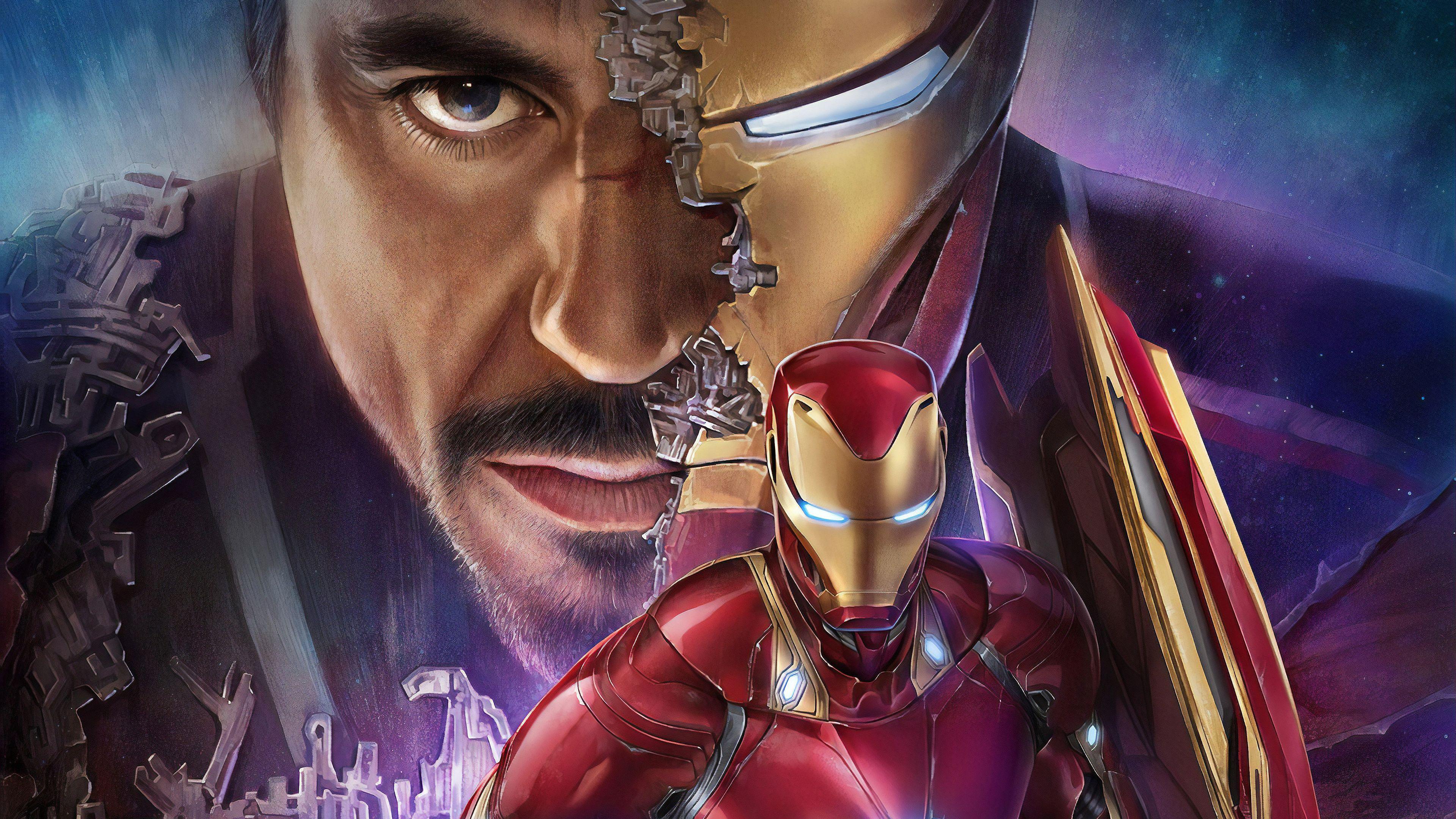 3840x2160 Wallpaper 4k Tony Stark Iron Man 4k 4k Wallpaper, Artist Wallpaper, Artwork Wallpaper, Avengers Endgame Wallpaper, Wallpaper, Hd Wallpaper, Iron Man Wallpaper, Superheroes Wallpaper