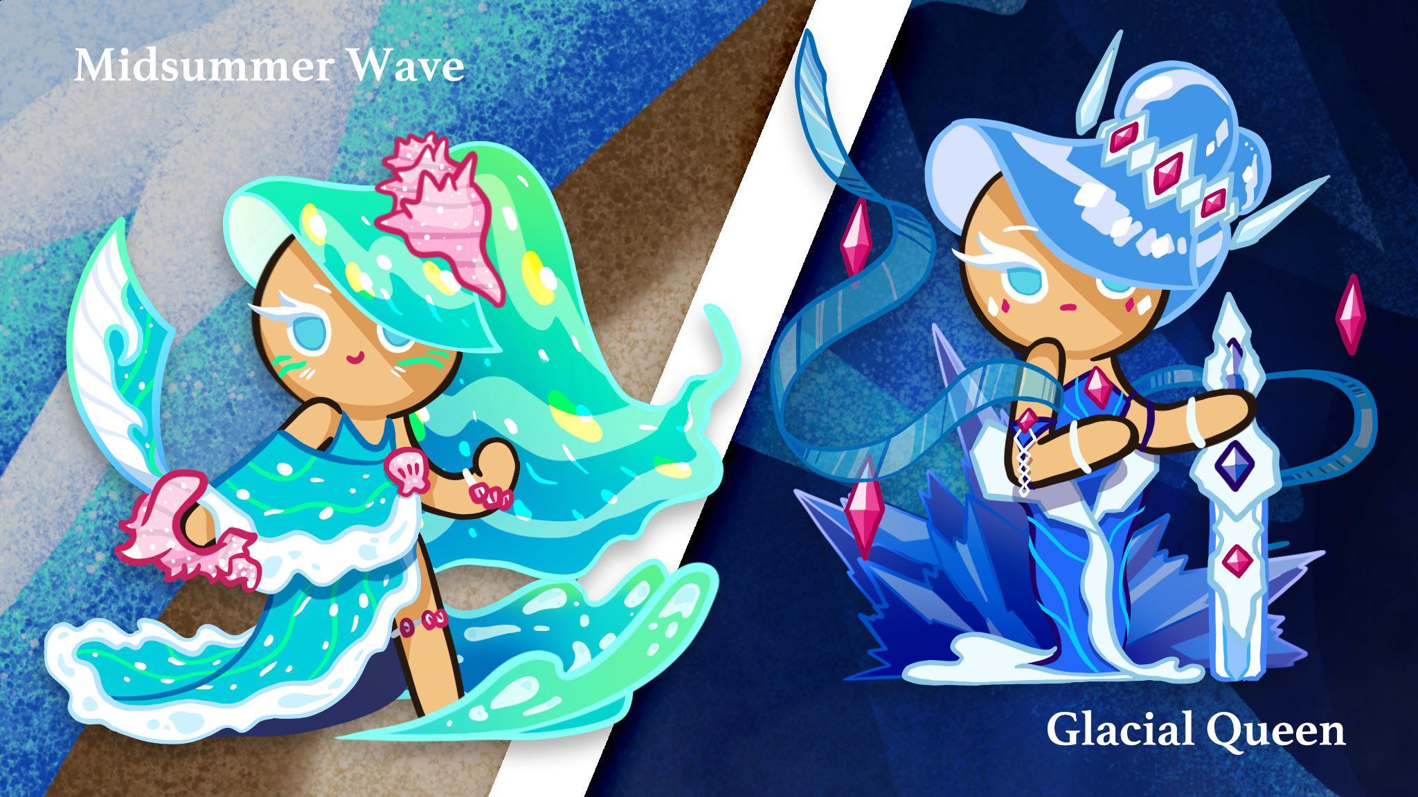 2048x1152 Here are my costume designs for Sea Fairy Cookie! Tell me what you