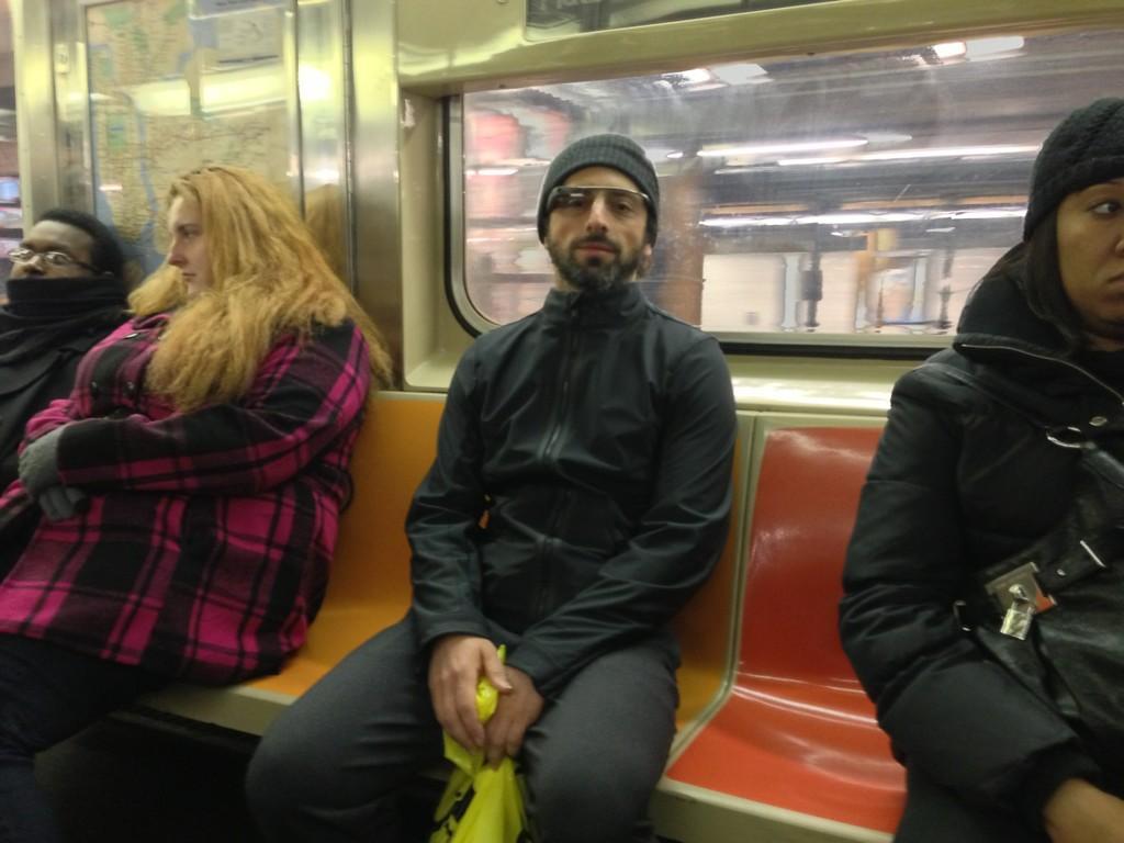 1024x768 Sergey Brin Dons Google Glass, Dresses Like An International Jewel