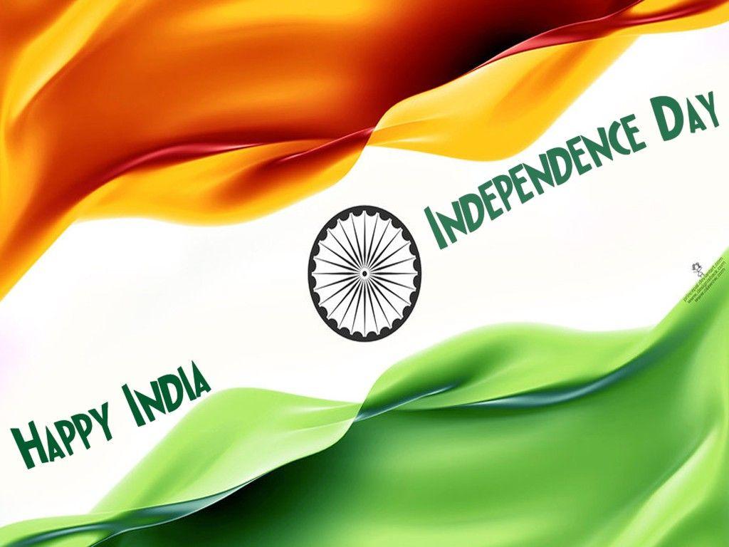 1024x768 Happy India Independence Day, Flags (HD Wallpaper)
