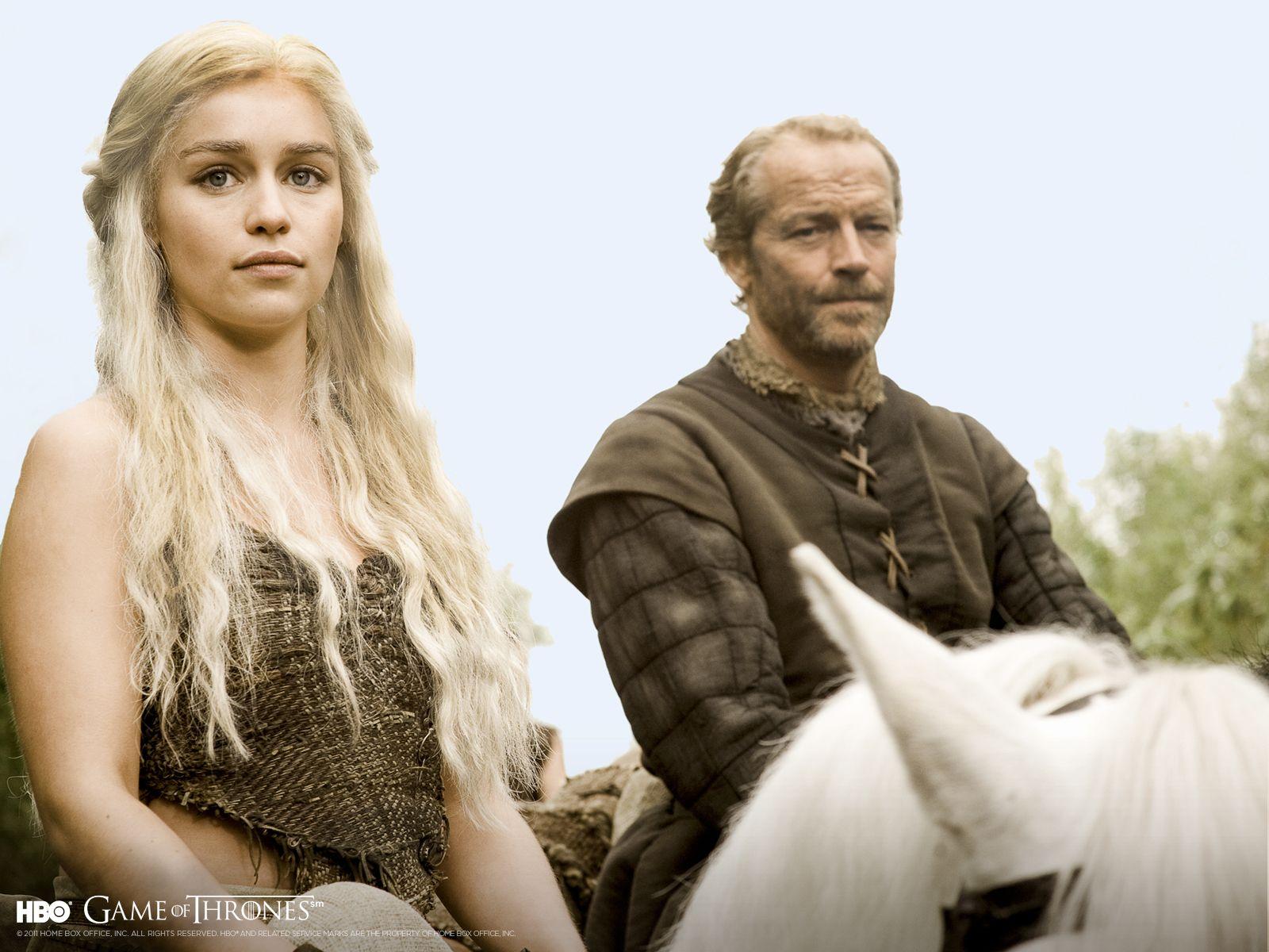 1600x1200 Dany & Jorah. Ser jorah, Photo games, Game of thrones picture