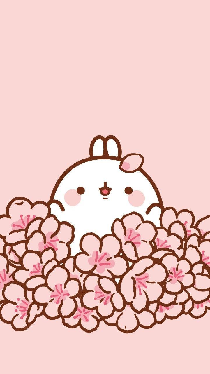 721x1281 MOLANG WALLPAPER I think this was Naver (Molang's blog or something)