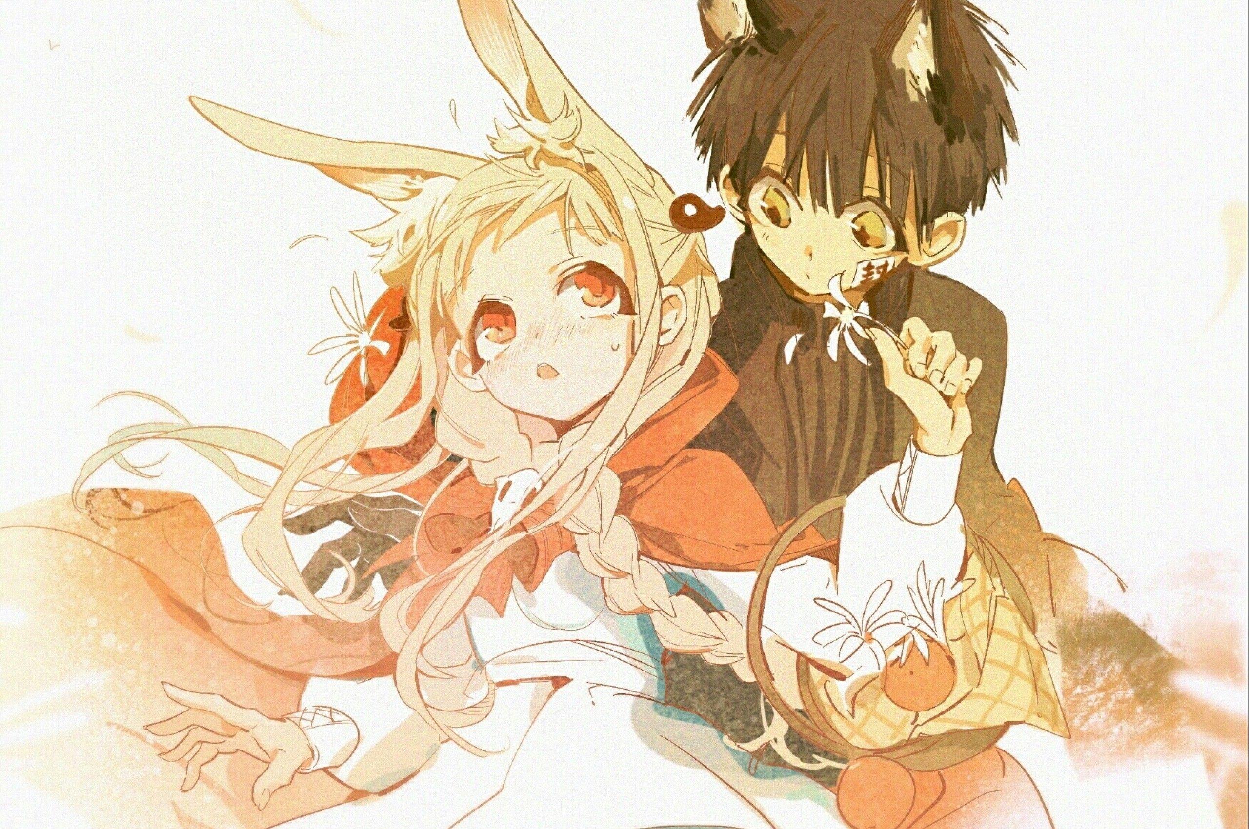 2560x1700 Download 2560x1700 Hanako Kun X Yashiro Nene, Jibaku Shounen