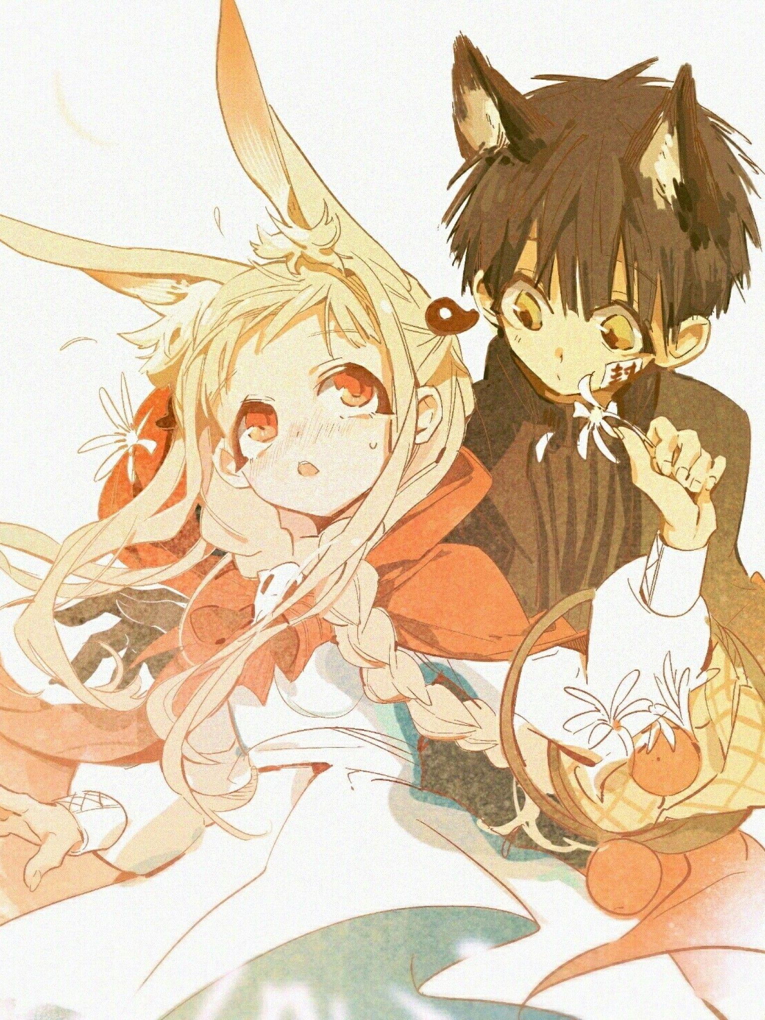 1536x2048 Download 1536x2048 Hanako Kun X Yashiro Nene, Jibaku Shounen
