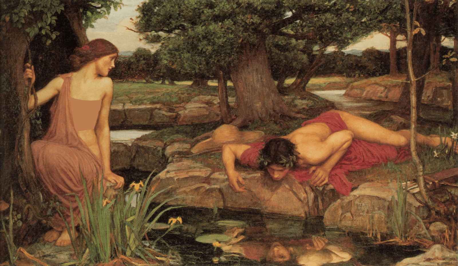 1600x930 Waterhouse, John William : Fine Arts, 19th c. The Red List