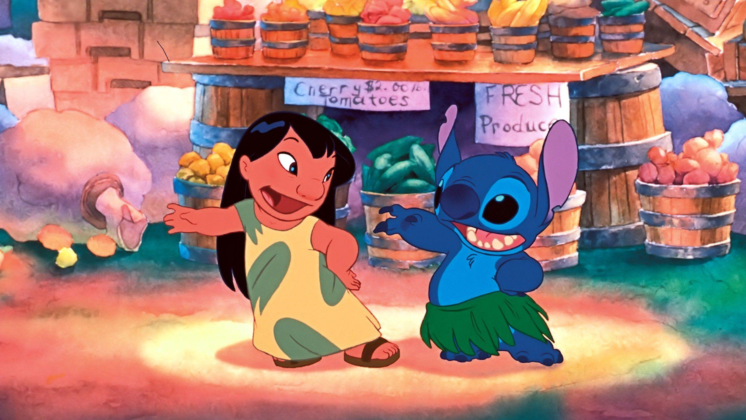 2560x1440 Lilo and Stitch Wallpaper