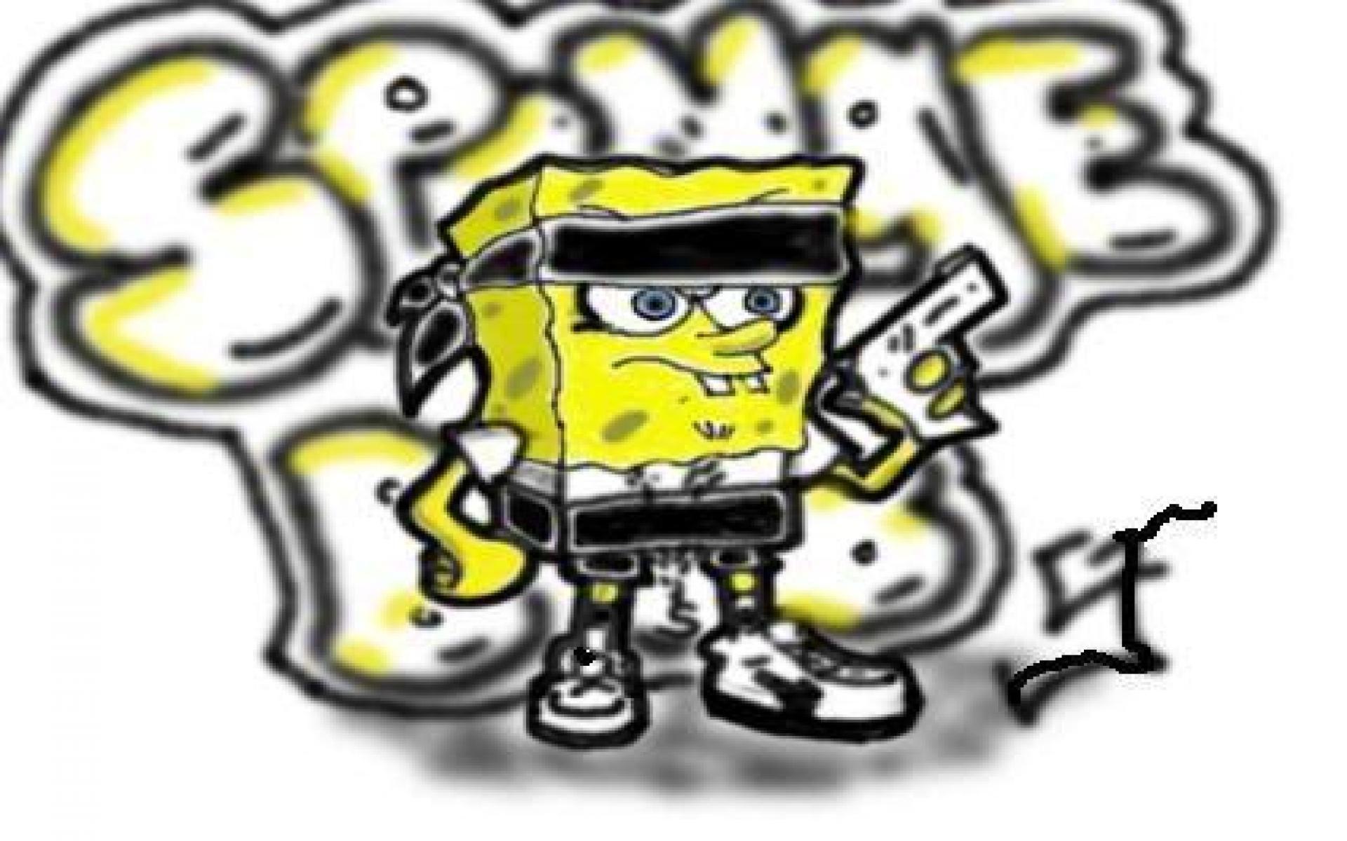 1920x1200 Ghetto Spongebob Wallpaper