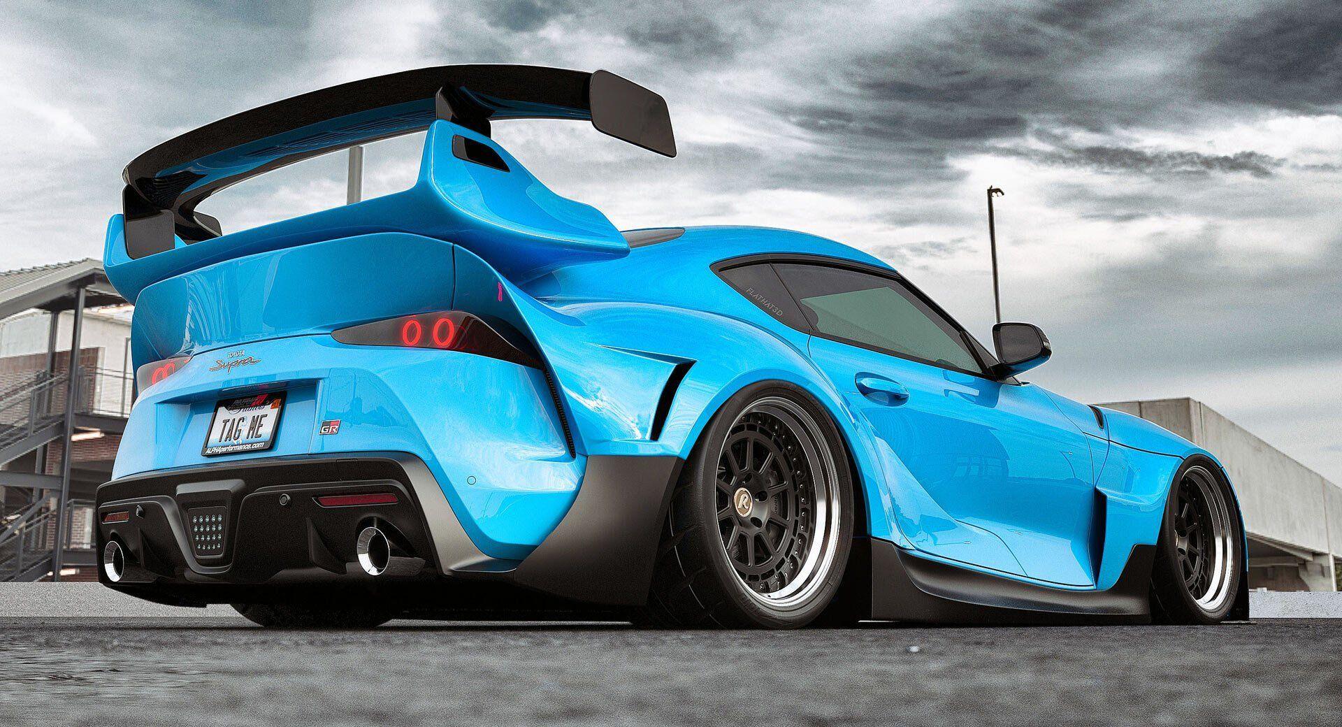 1920x1040 Toyota Supra Rocket Bunny Wallpaper 4k. Toyota supra