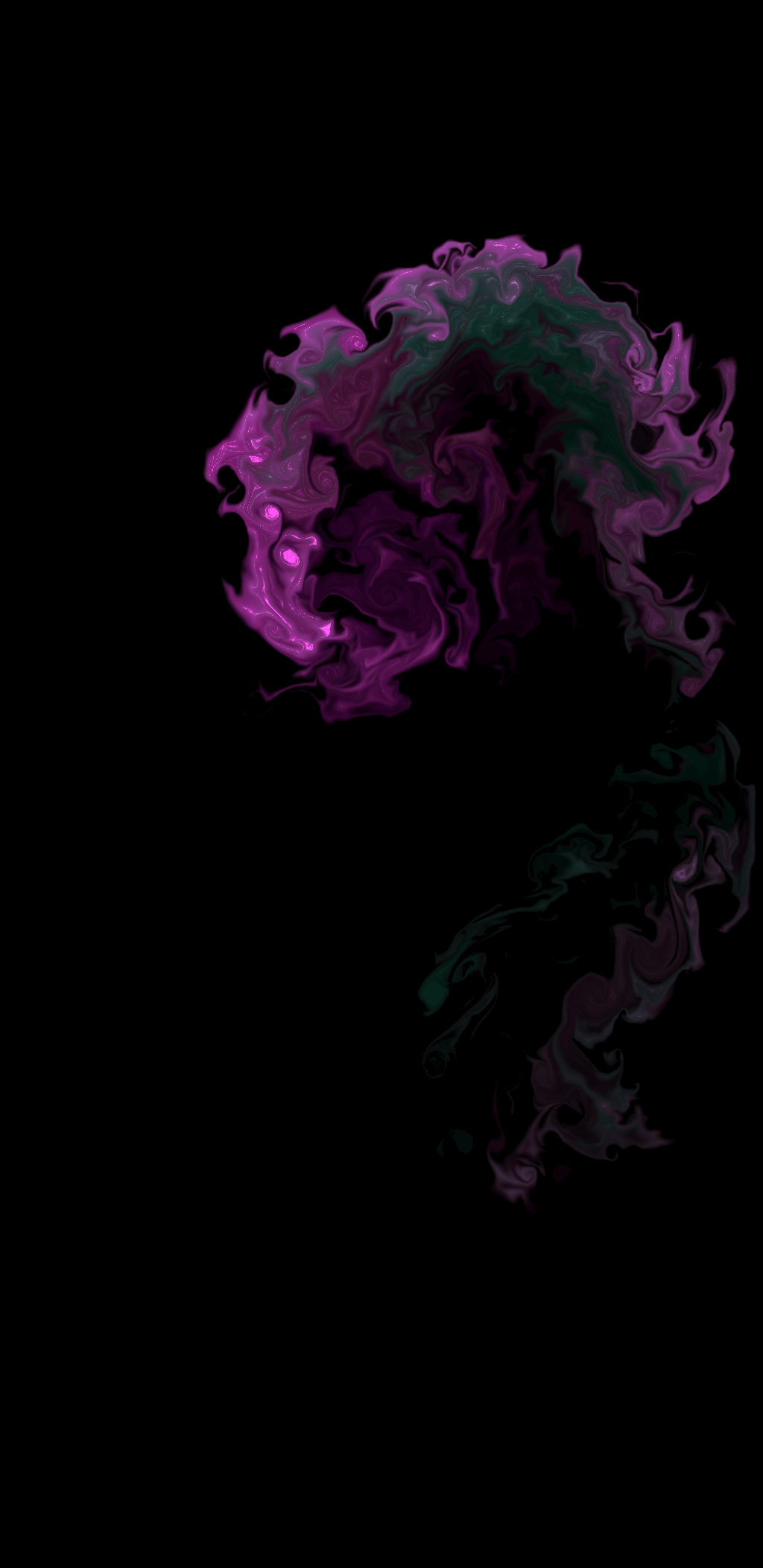 1024x2104 Found an app to make your own fluid AMOLED wallpaper with