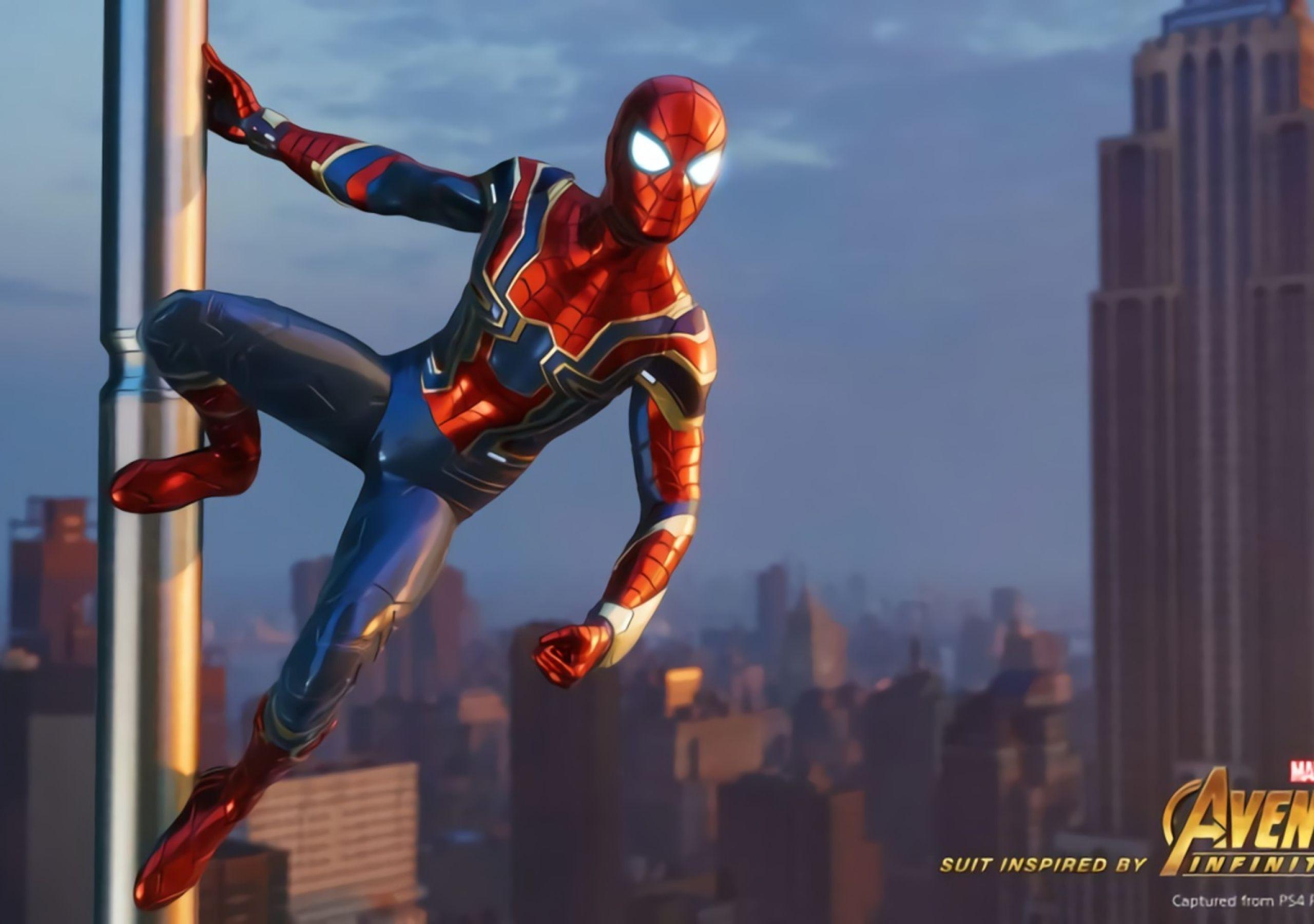 2560x1800 Avengers Infinity War Iron Spider In Spider Man Game