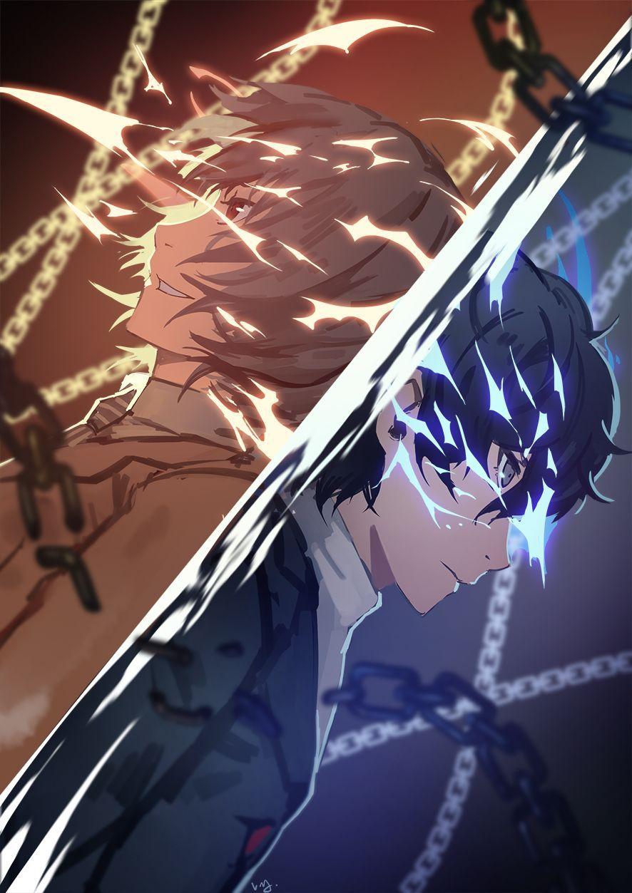 886x1253 Goro Akechi Phone Wallpaper
