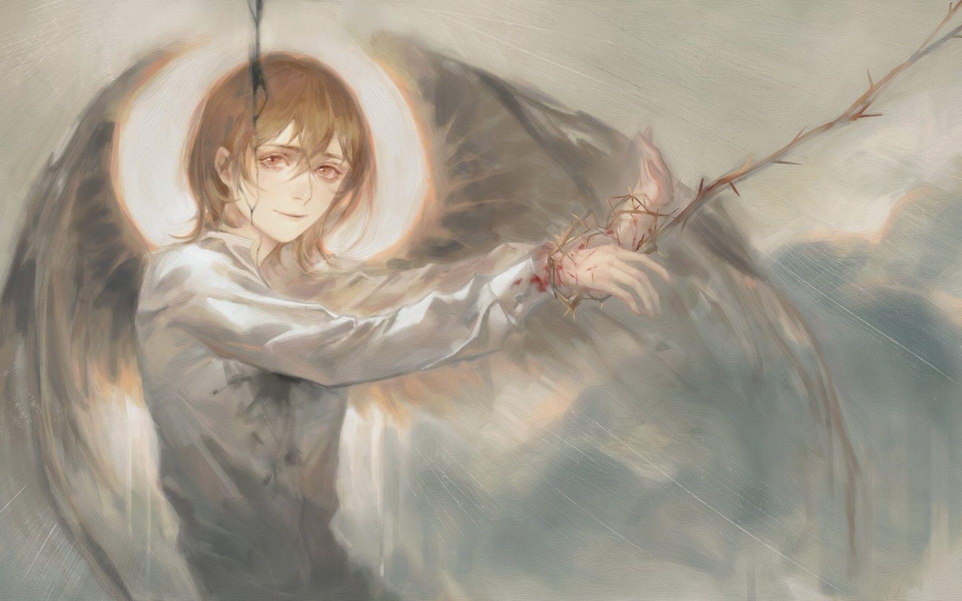 1920x1200 Download wallpaper Goro Akechi, manga, Megami Tensei, art