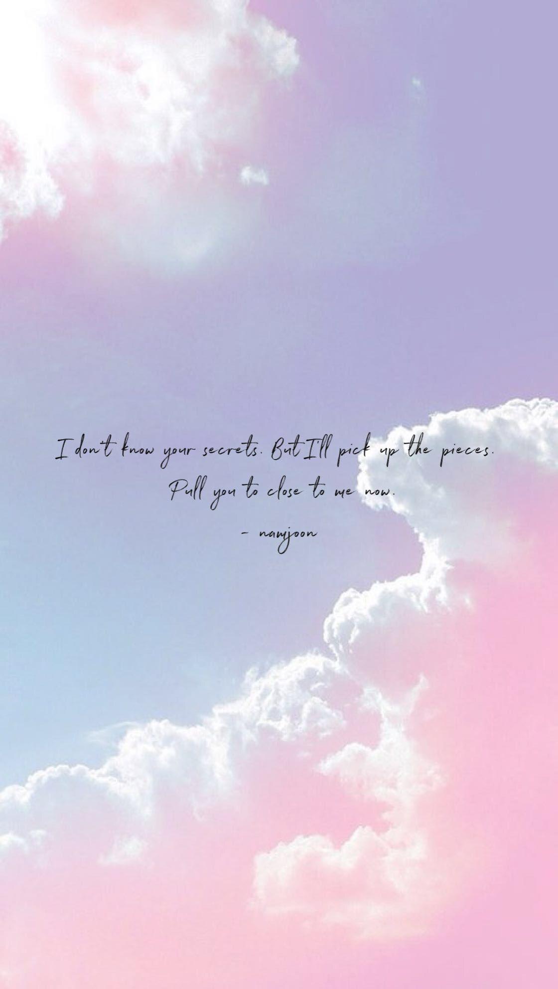 BTS Lyric Quotes Wallpapers - Top Free BTS Lyric Quotes Backgrounds -  WallpaperAccess