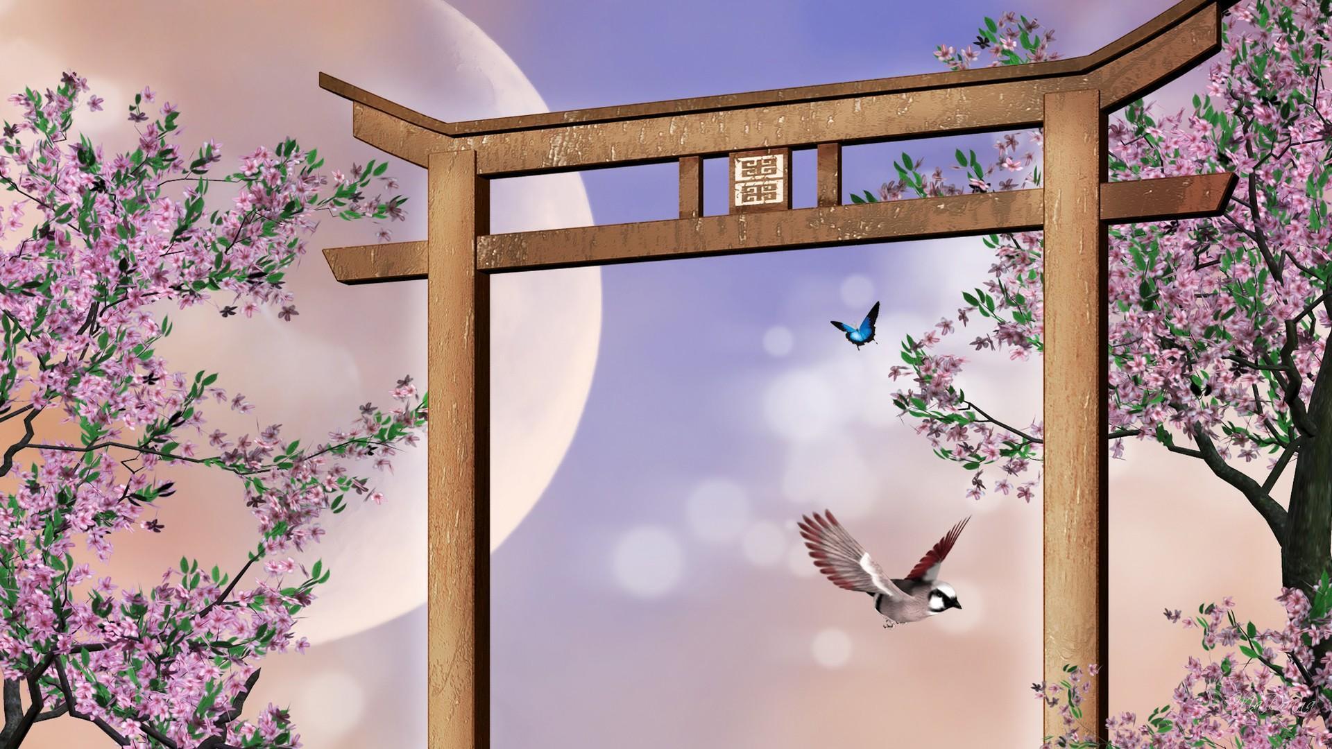 1920x1080 Blossoms Oriental HD desktop wallpaper : Widescreen : High
