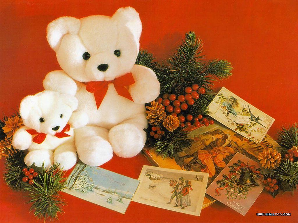 1024x768 Teddy bears Animals Wallpaper