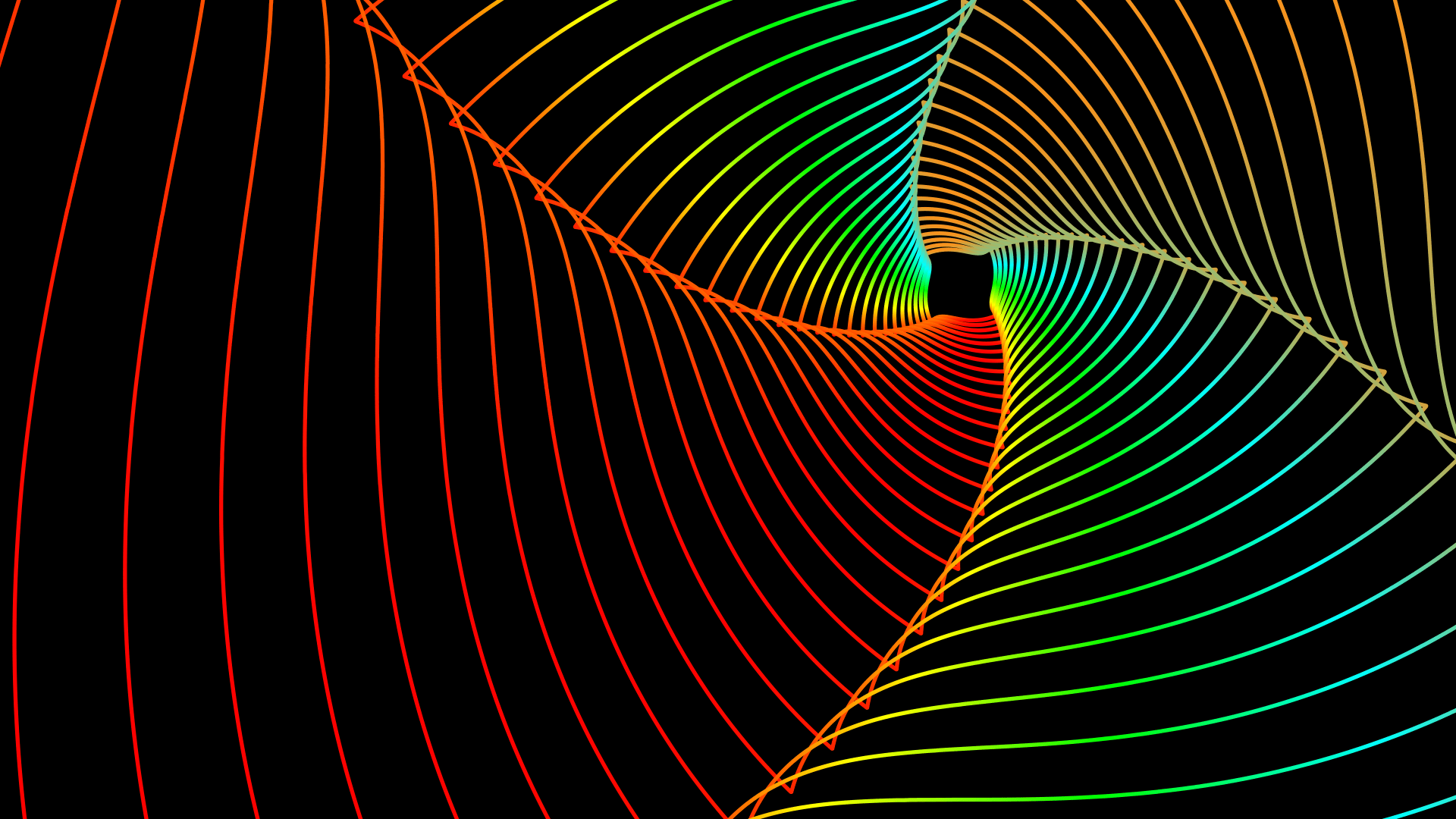 1920x1080 Download Spiral Lines Colors Abstract Fractal 8k Ultra HD Wallpaper