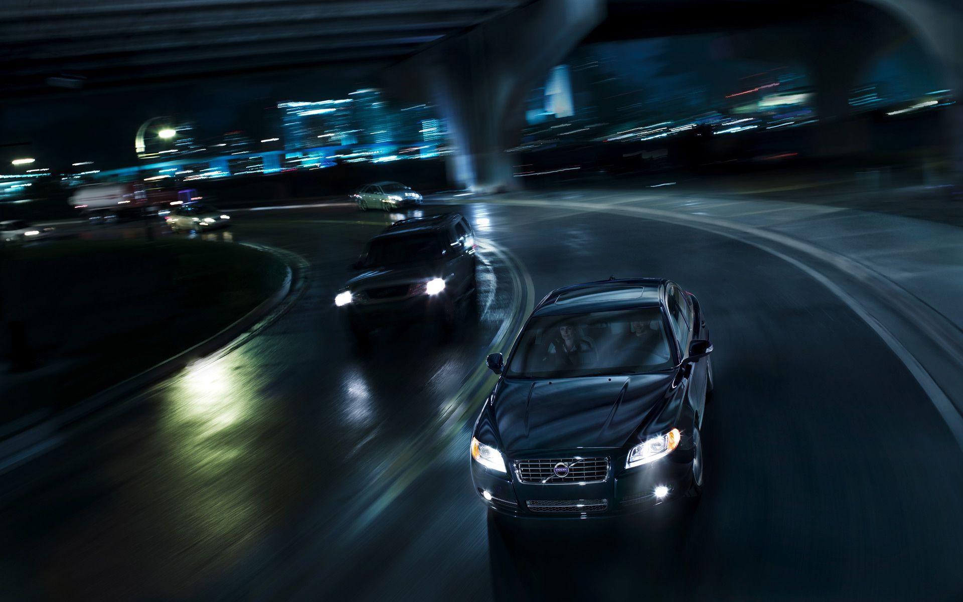 1920x1200 Wallpaper volvo s volvo, night, street desktop wallpaper Cars