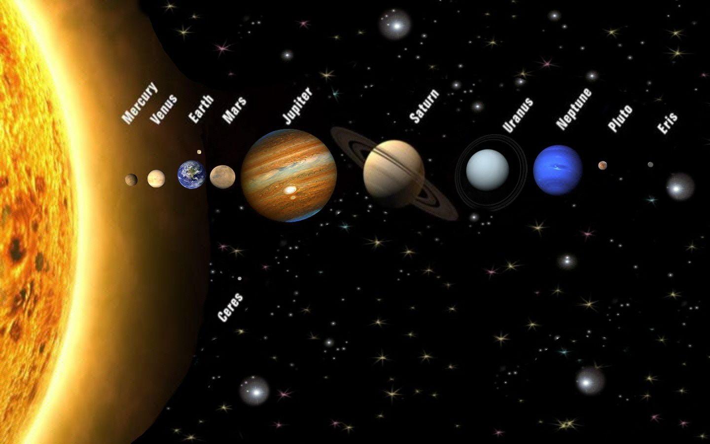 1440x900 The Solar System