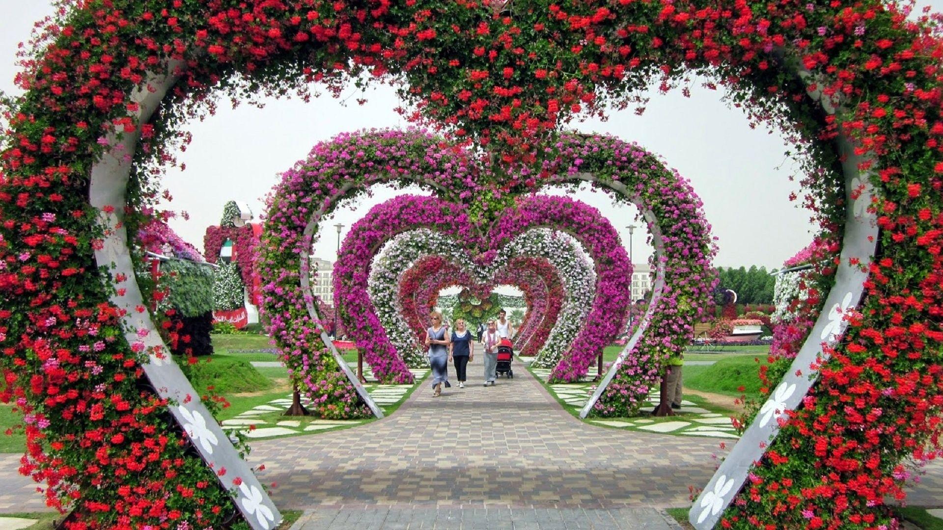 1920x1080 Flower Garden Wallpaper